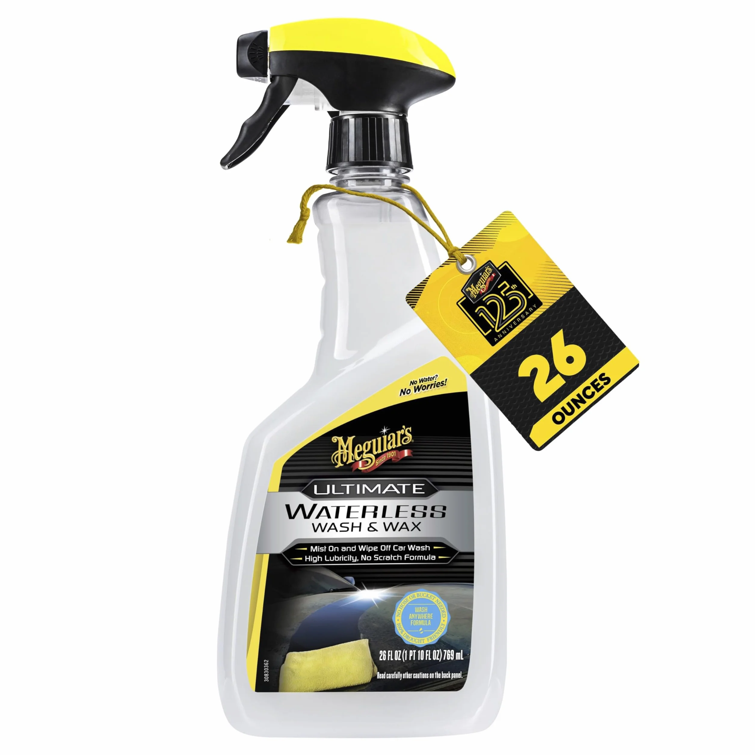 Meguiar's Ultimate Mycie bezwodne i Wosk do prania na sucho, 768 ml