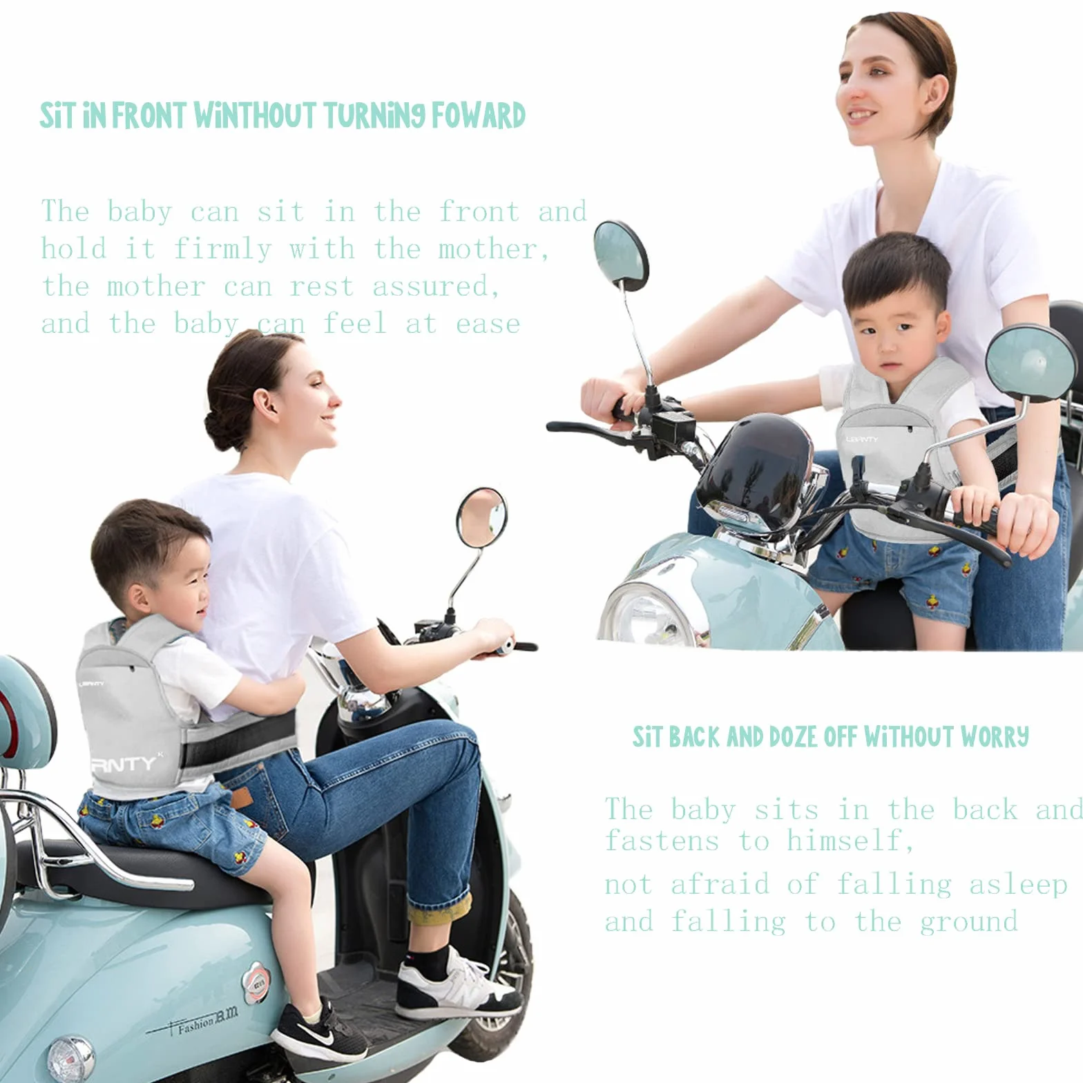 Dziecięcy pas rowerowy, dziecięcy motocyklowy pas bezpieczeństwa,dziecięce tylne pasy bezpieczeństwa chroniące przed upadkiem,dziecięcy regulowany pas motocyklowy, odpowiedni do rowerów