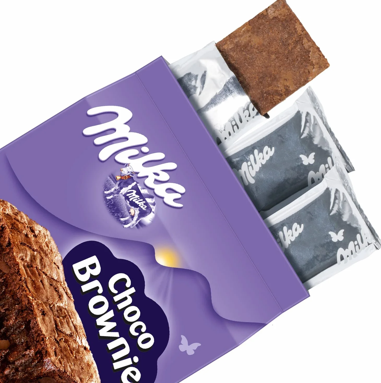 Milka Choco Brownie Ciastka z czekoladą i kawałkami czekolady mlecznej 150 g