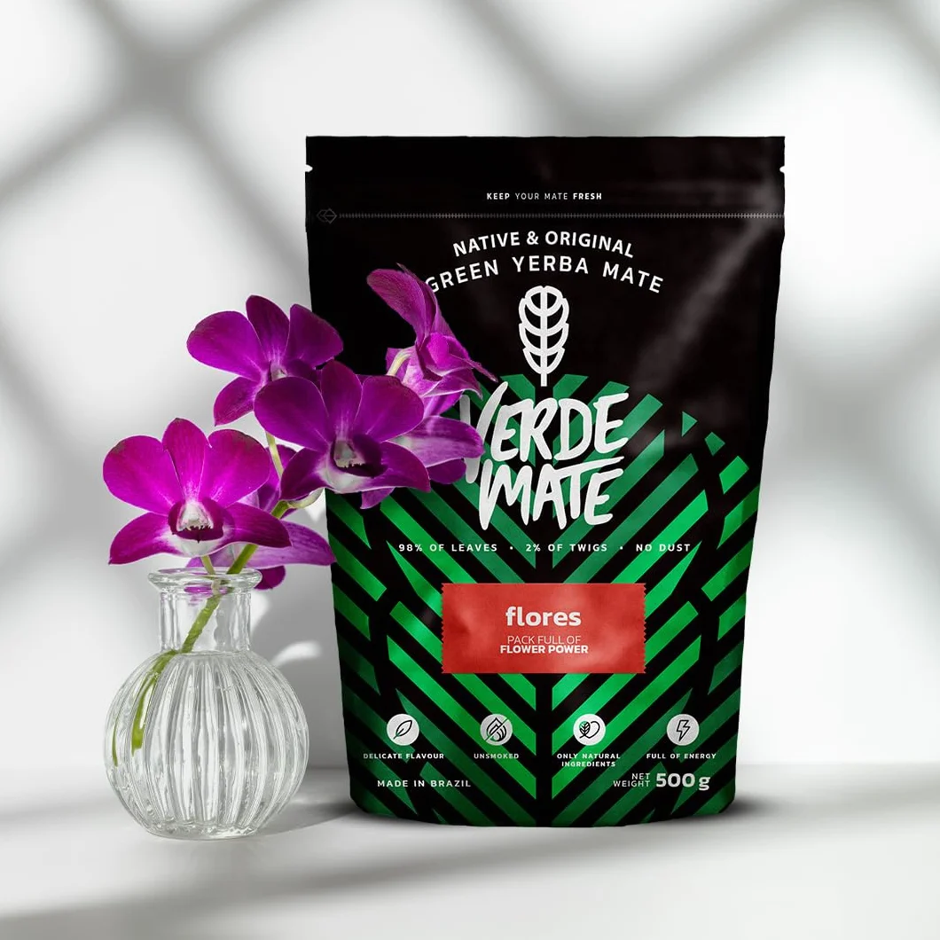 Verde Mate Green Flores Yerba Mate Owocowo-ziołowa 0,5kg 500g