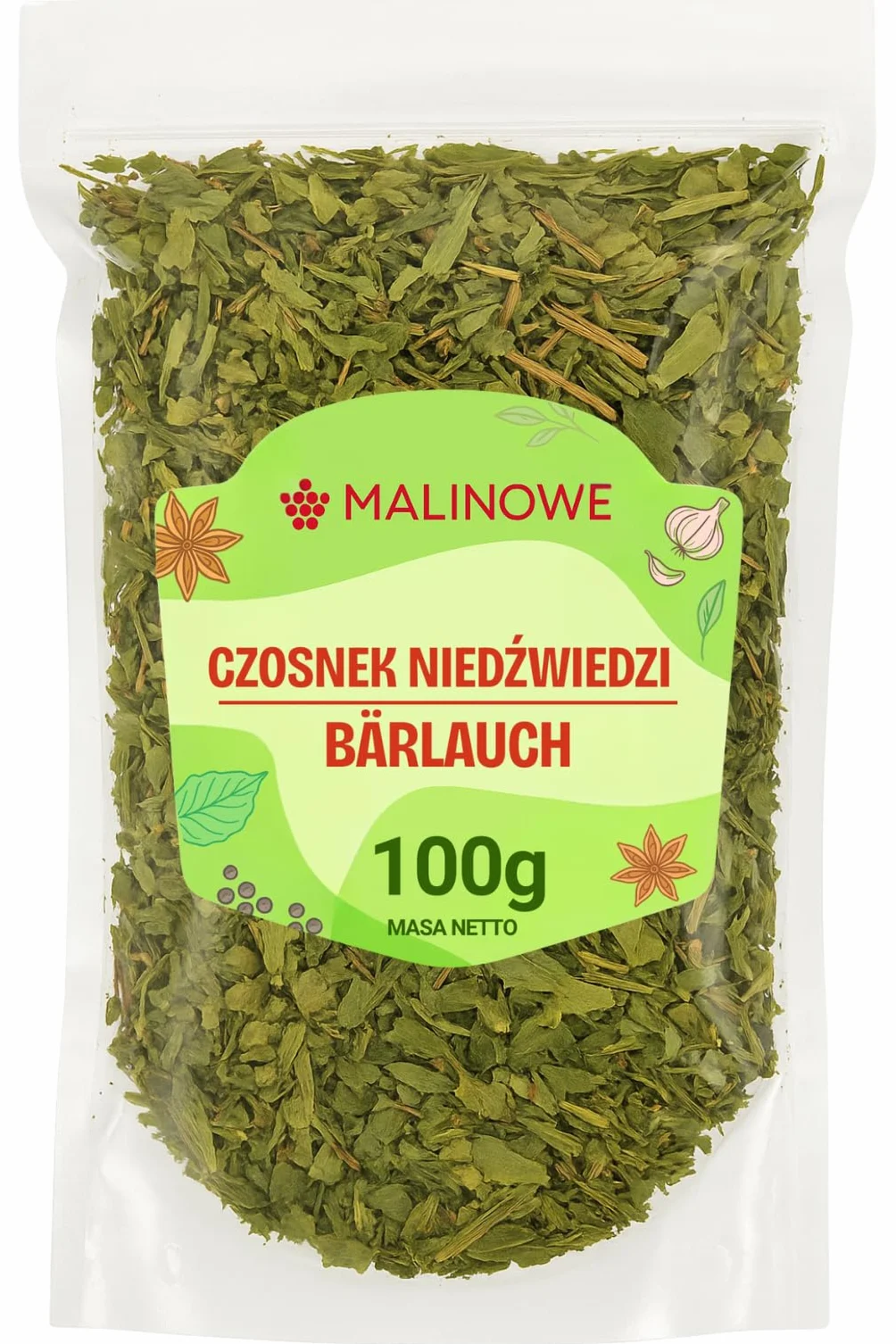 Czosnek Niedźwiedzi Suszony 100g Świeży Aromatyczny Premium