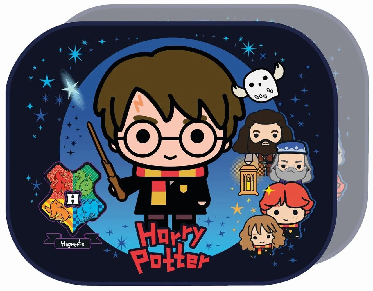 Tataway Para Markizy Bocznych Samochodów Harry Potter 44 × 35 cm - Osłona przeciwsłoneczna i ochrona przed słońcem, kolorowy design dla dzieci i fanów