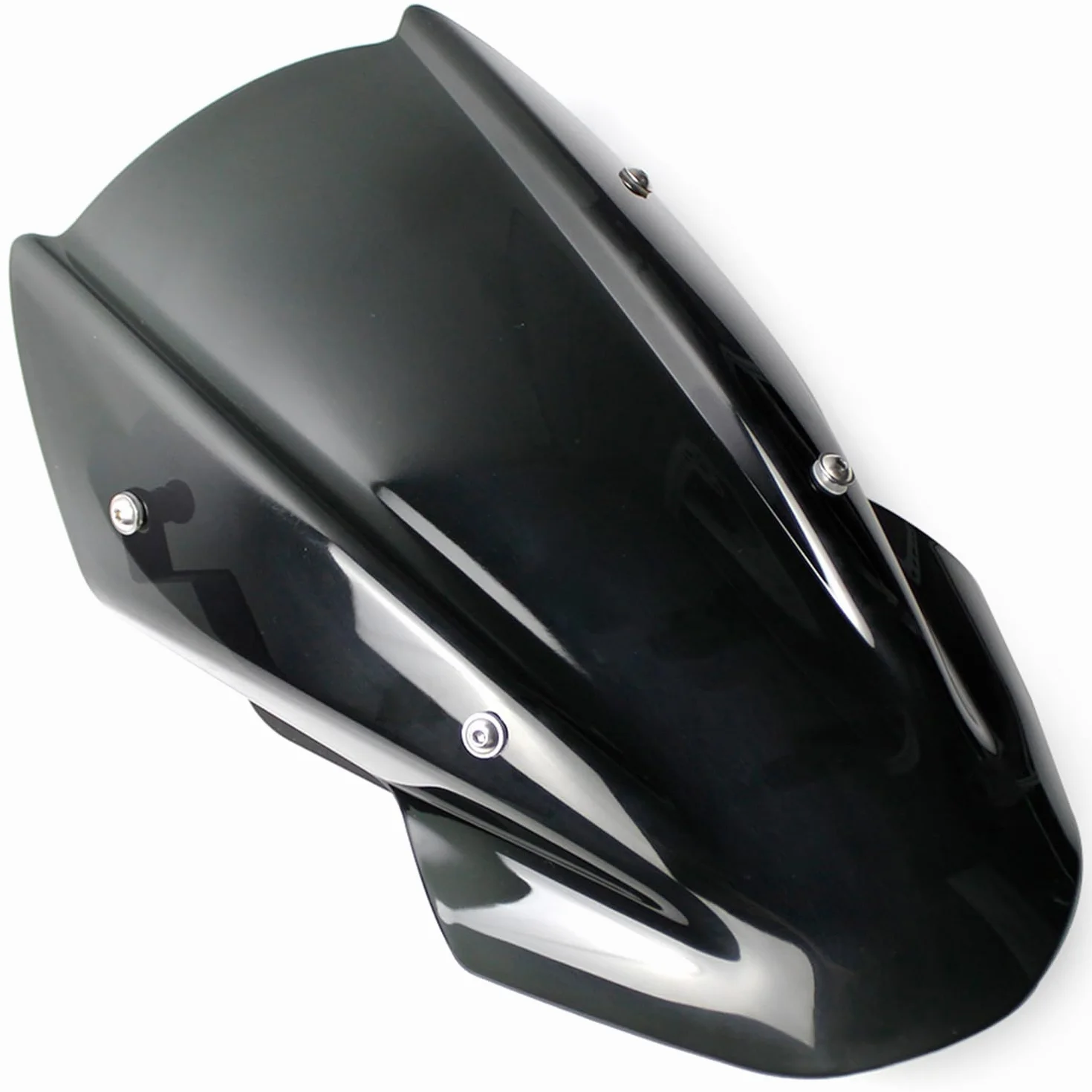 XX eCommerce Do Kawasaki Z650 szyba przednia szyba z mocowaniem motocykla Z 650 (dym)