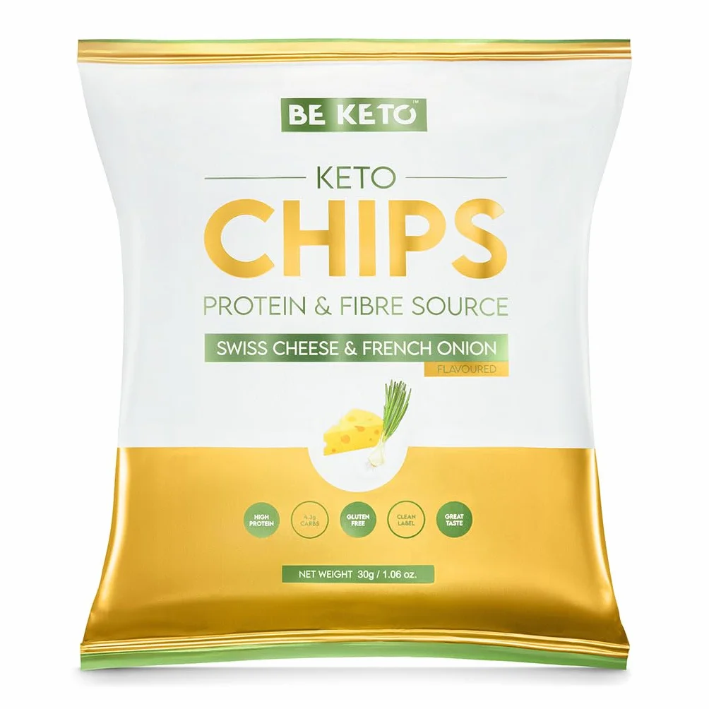 Keto Chipsy - Ser Szwajcarski & Francuska Cebulka 30g