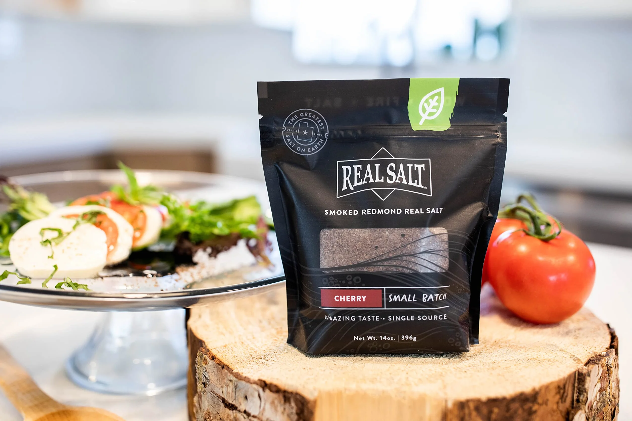 REDMOND Real Salt Cherry Smoked Salt, 14 oz pouch