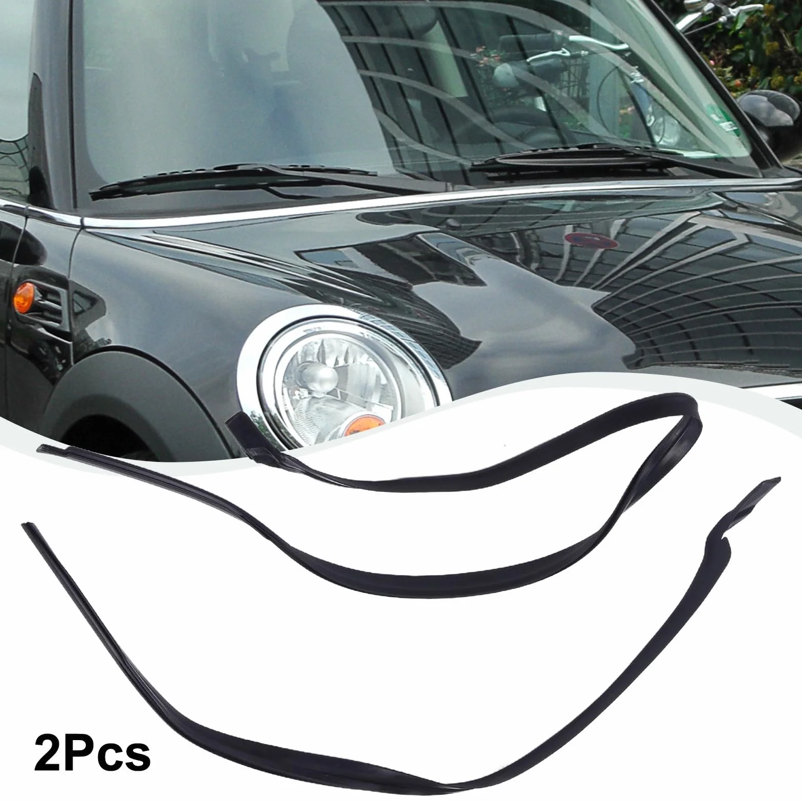 Uszczelka pokrywy wycieraczki przedniej szyby do MINI R55 2007-2015 do MINI R56 R57 2006-2015 51132751209 51132751210 zamienne części samochodowe i akcesoria