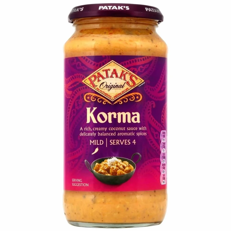 Patak's Sos Korma 450 g Opakowanie 2 szt.