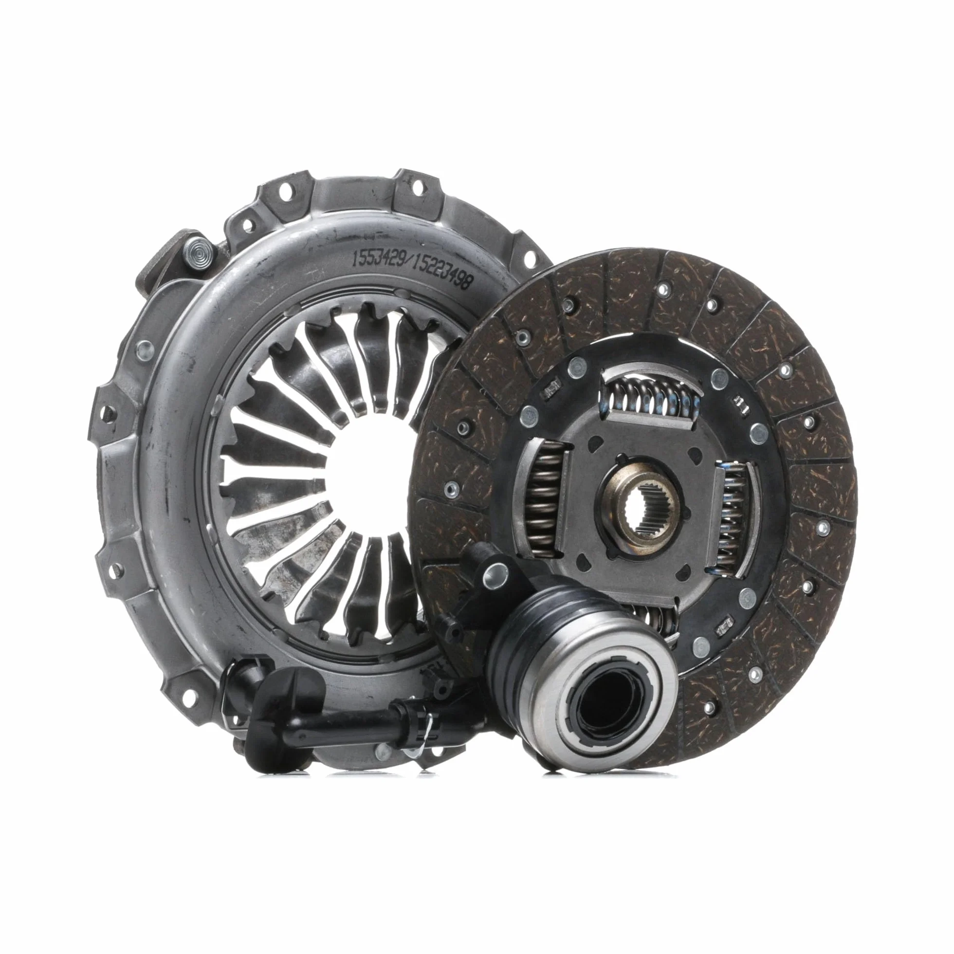 Zestaw sprzęgła RIDEX 479C0417 Kompatybilny z RENAULT Megane 2 sedan LM0/1 CLIO Grandtour KR0/1 MODUS/GRAND MODUS F/JP0 Megane 2 BM0/1, CM0/1 Megane 2 nadwozie pełne/kombi KM