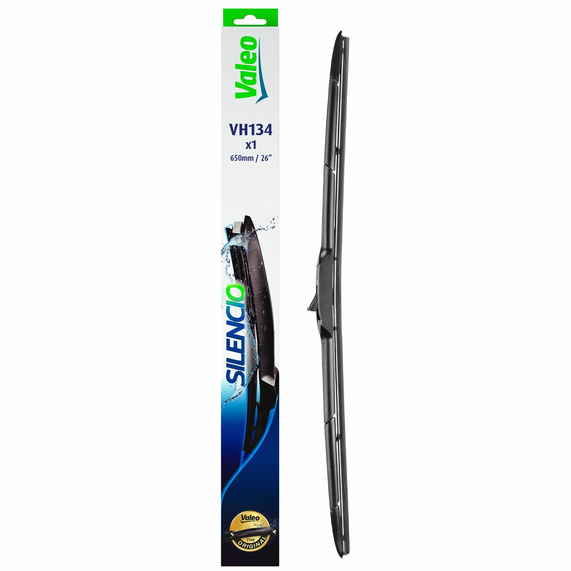 VALEO Silencio Wycieraczki - VH134 - Hybrydowe Pióro Wycieraczki Klasy Premium na Caly Sezon 650mm - Przód - Jedna Sztuka - 574734