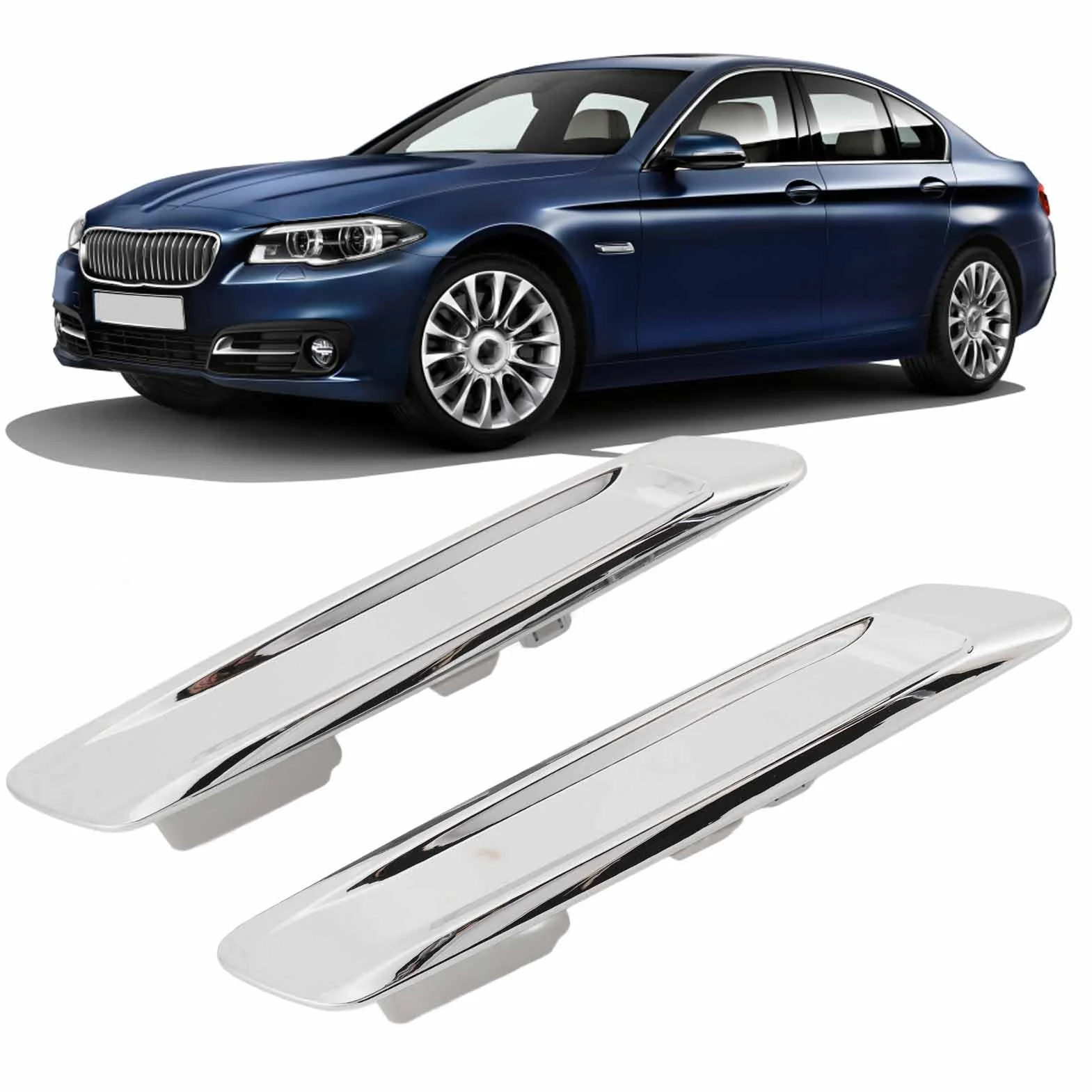 Wykończenie Błotnika Bocznego 51137336645 Lewy Prawy Przedni dla BMW Serii 5 F10 F11 LCI 2014-2018