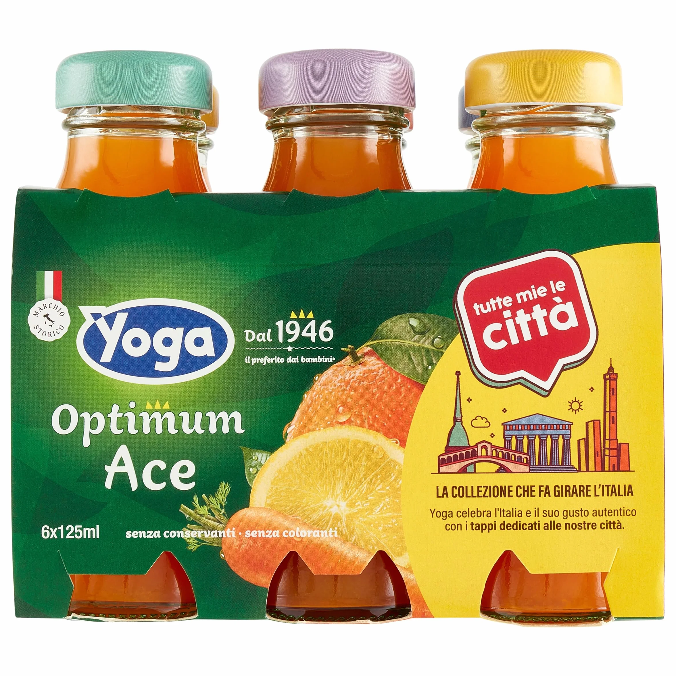 Sok Ace 6x125ml - Yoga kwaśne soki owocowe zagęszczone przecierowe wloskie