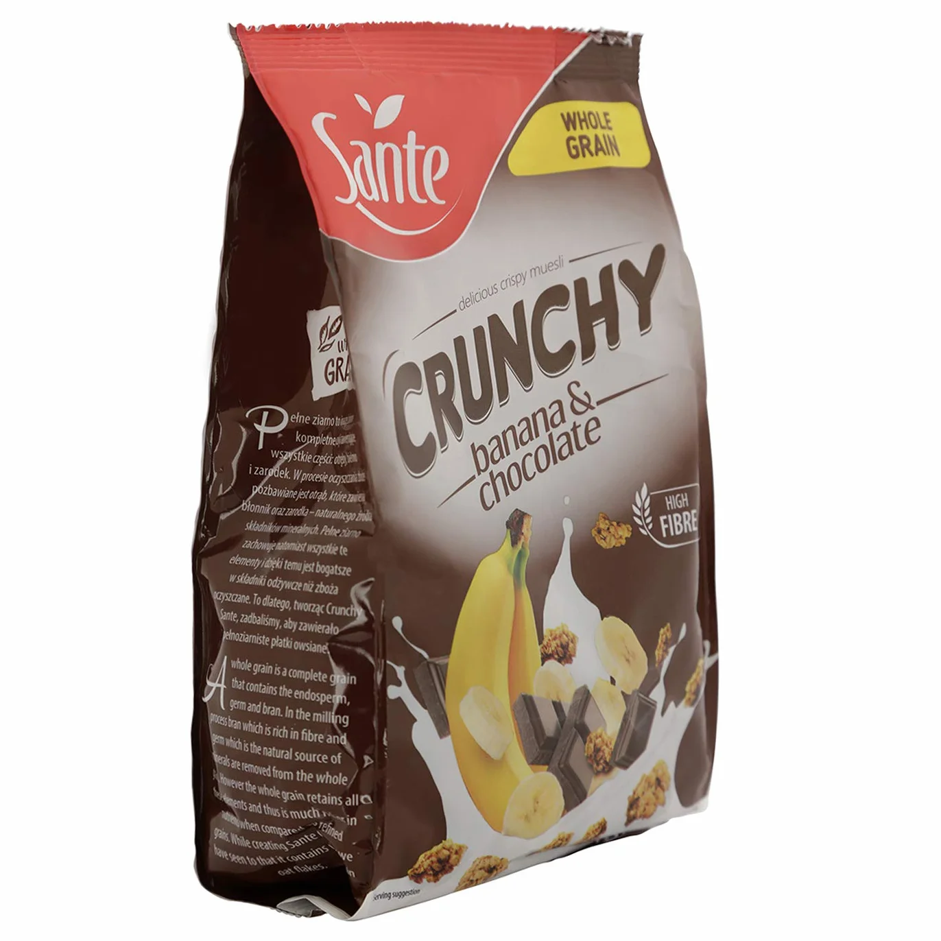 Sante Crunchy Bananowe 350g