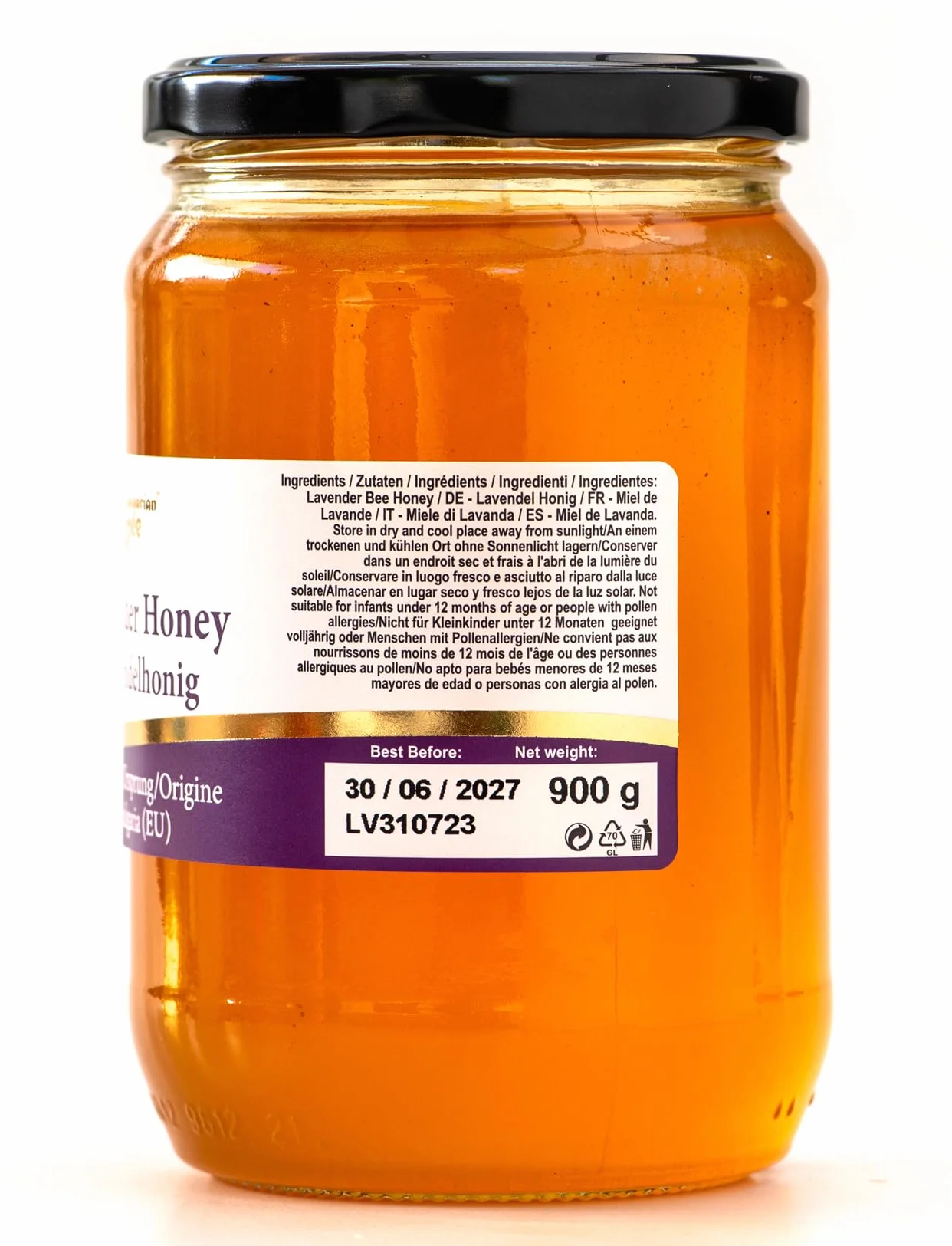 900 g Miodu Pszczelego z Kwiatów Lawendy