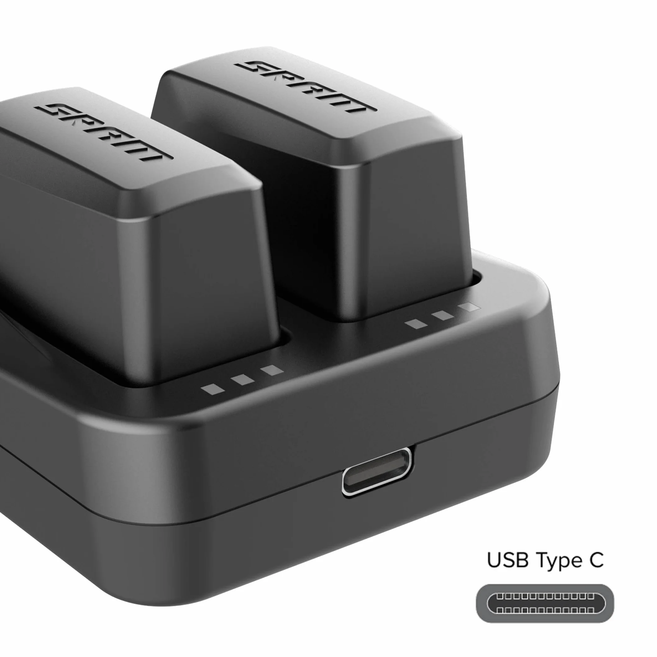 Dwuportowa ładowarka do baterii Sram AXS/eTap Red Force Rival GX Eagle, obie baterie można szybko ładować jednocześnie, urządzenie jest dostarczane z USB C