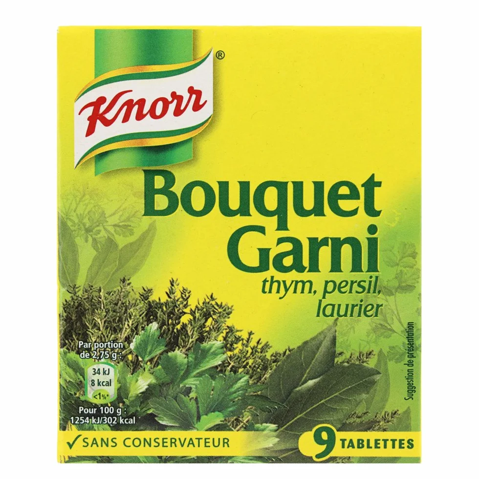 Knorr Przyprawa bukiet wypełniony 9 kostkami 99 g Zestaw 4 szt