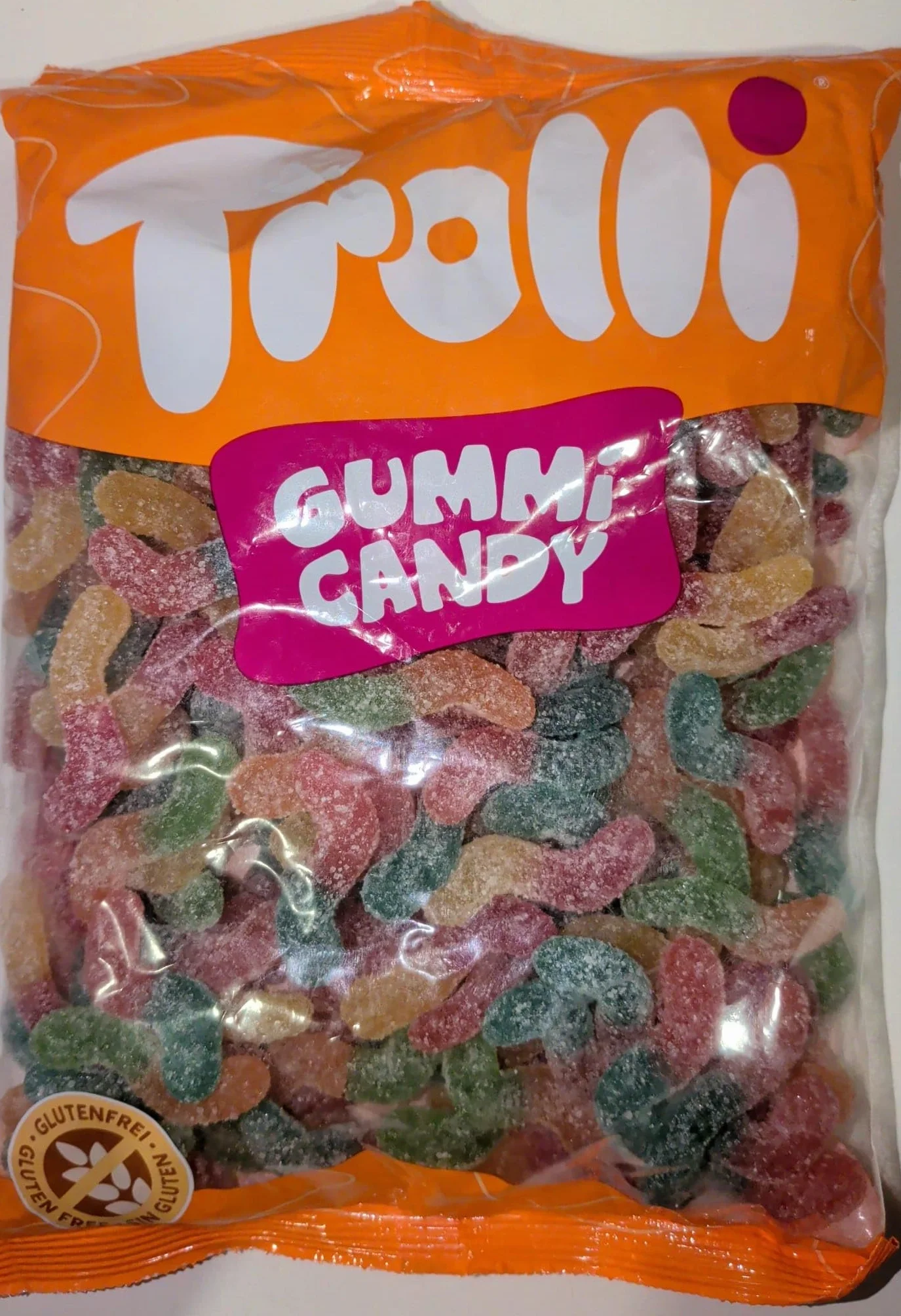 Trolli Glumies kwaśne robaki worek 1 kg (1000 gramów)