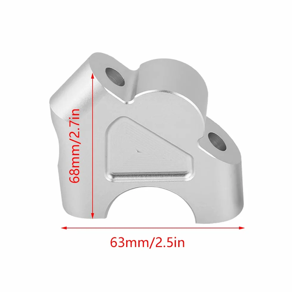 KIMISS Podnóżki podwyższające kierownicę CNC Aluminiowe for R1200GS LC ADV 14-18, regulacja wysokości, ergonomiczne