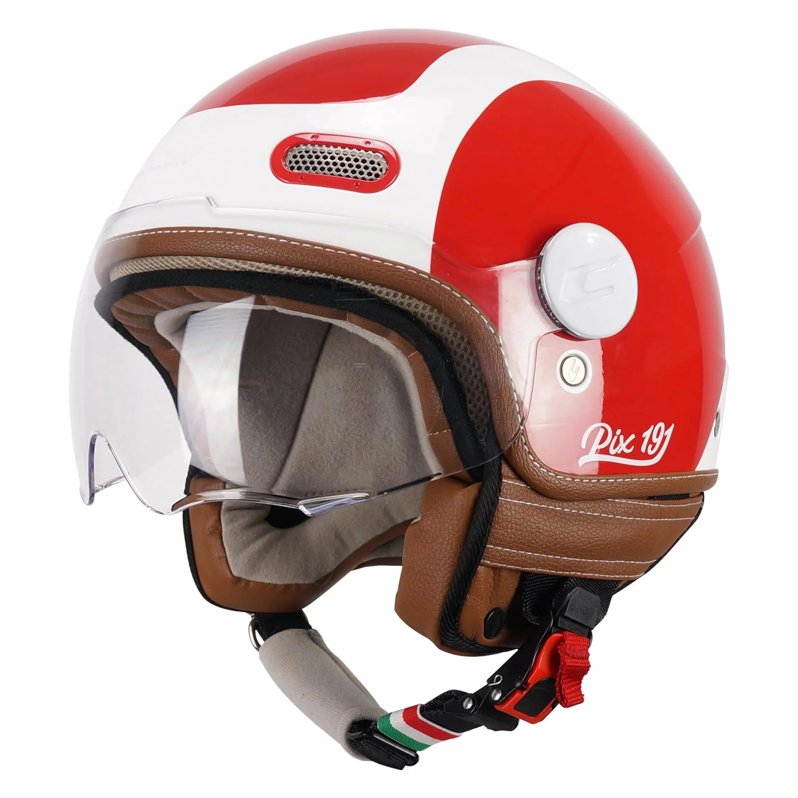CGM Kask Jet 191G PIX SPRINT, czerwony 191G-ASA-85