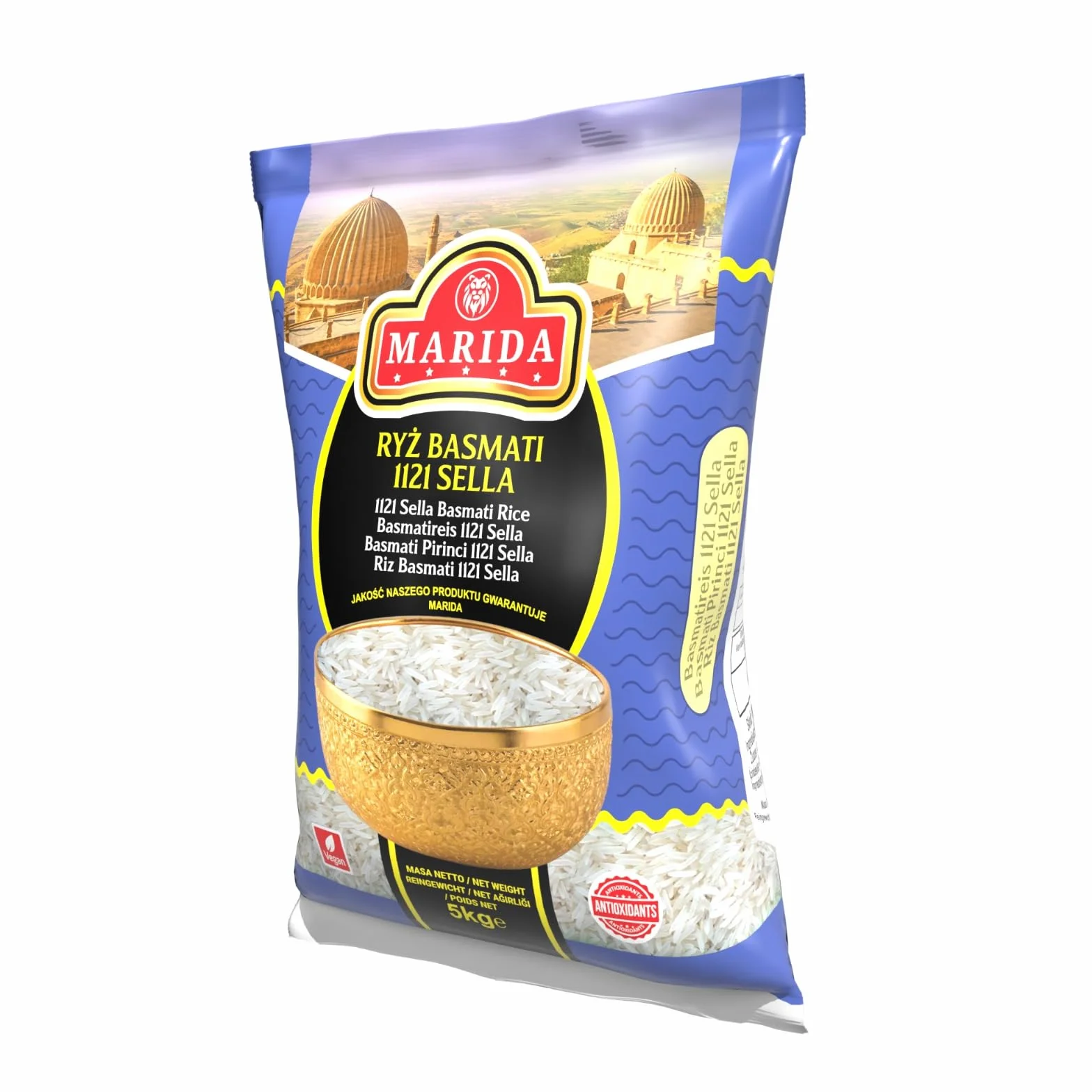 Marida Ryż Basmati 1121 Sella Długoziarnisty Aromatyczny 5 kg