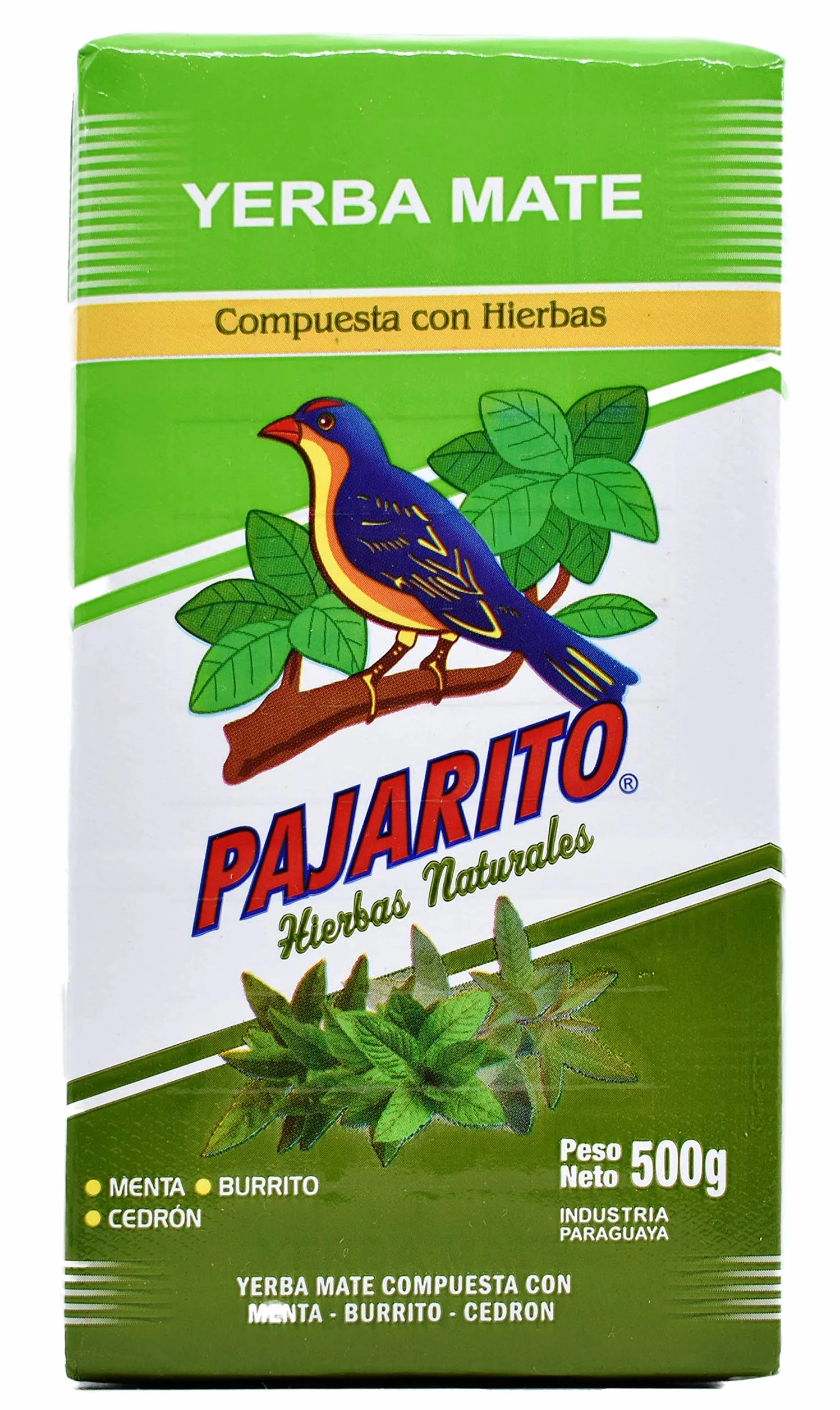 Yerba Mate Composite Pajarito Base 500gr