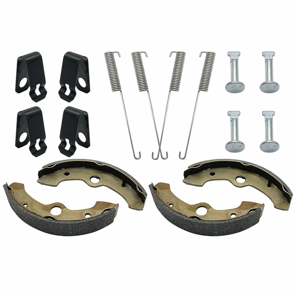 Przednie szczęki hamulcowe Sprężyna lewa prawa pasuje do Yamaha Kodiak 400 YFM350 YFM400 Big Bear 350 1989-1998