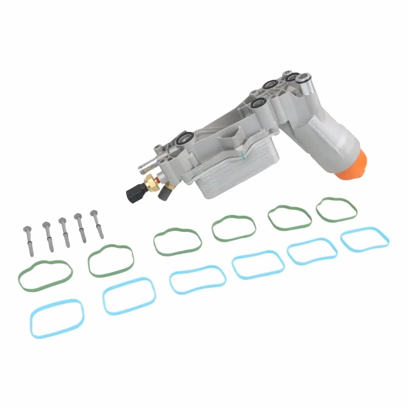 Filtr olejowy 1 zestaw obudowy filtra oleju 184294AC 68105583AF 68310865AF pasuje do Jeepa Wranglera JK 926-959-BK 2018 Dorman Automotive Filtr oleju silnikowego