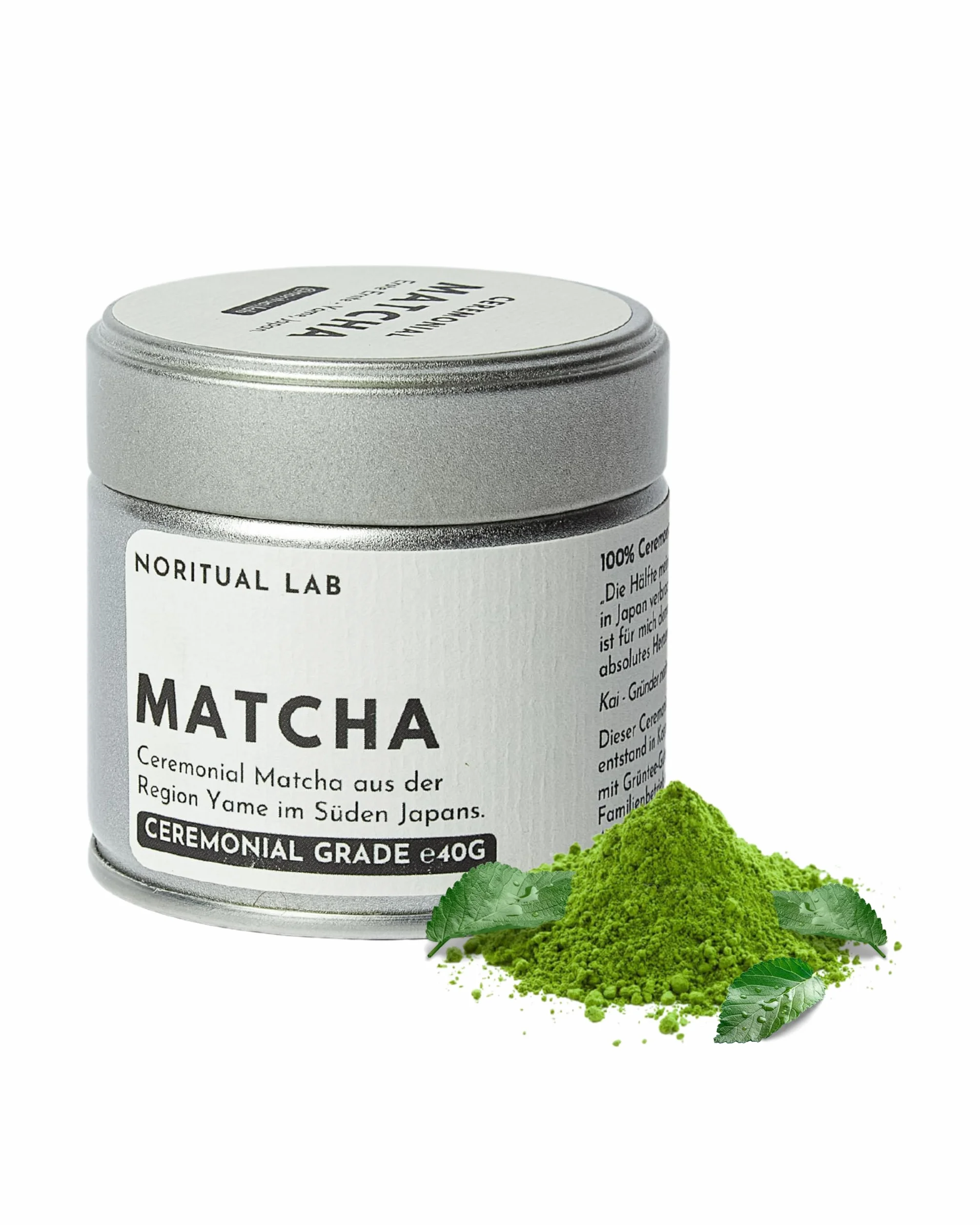 Ceremonialna Matcha 100% Naturalna Zielona Herbata w Proszku z Japonii 40g