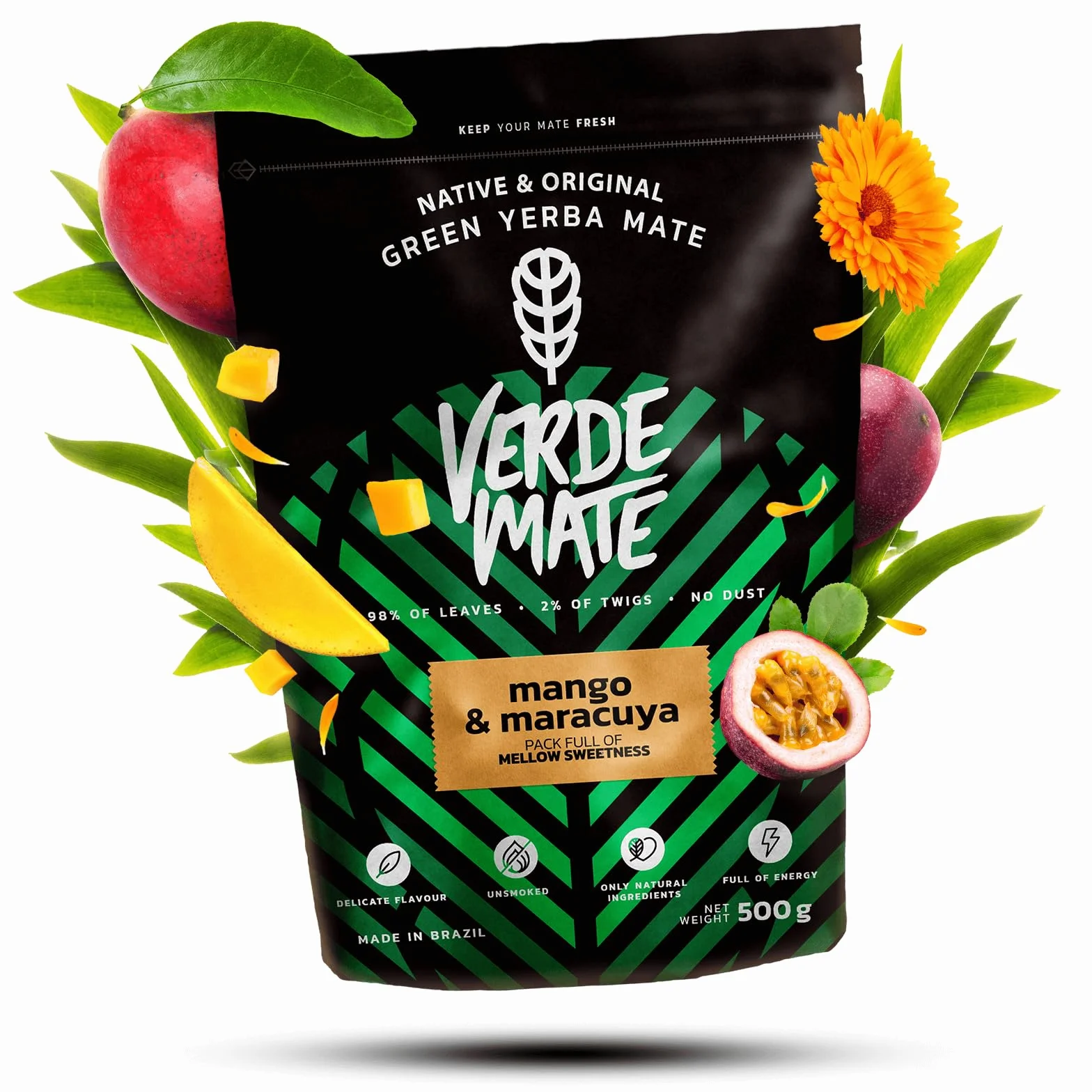 Verde Mate Green Mango & Maracuya 0,5 kg - owocowa herbata yerba mate, egzotyczna herbata, brazylijska