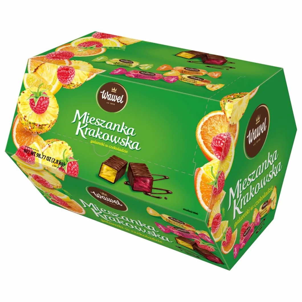 Wawel Mieszanka Krakowska Galaretki w czekoladzie 2,8 kg