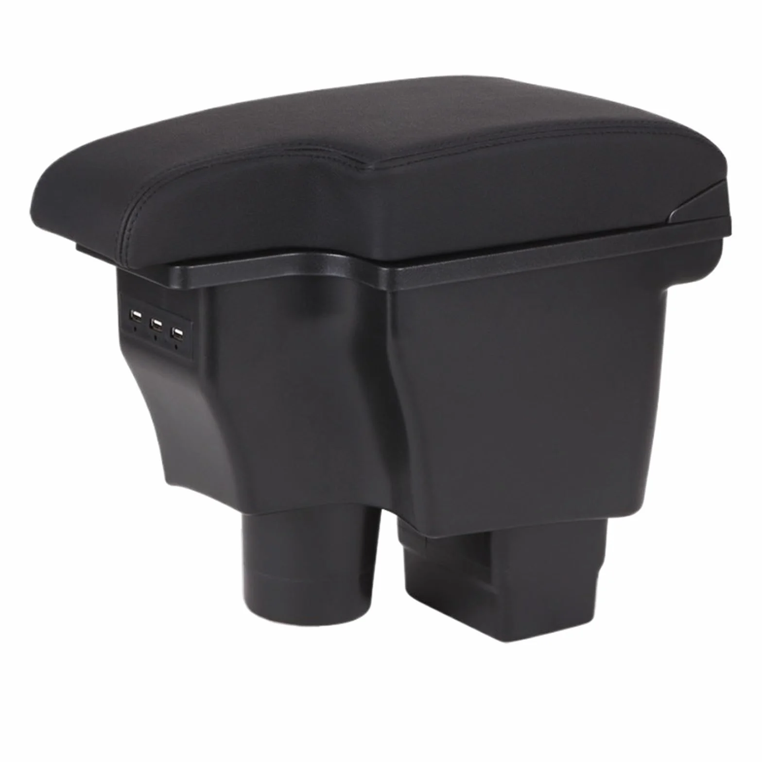 Armsteun Richter Bush Pasuje do Mazda CX-3 Mazda 2 Podłokietnik Box Retrofit Car Podłokietnik Schowek Akcesoria samochodowe Ładowanie USB(B2genuine leather)