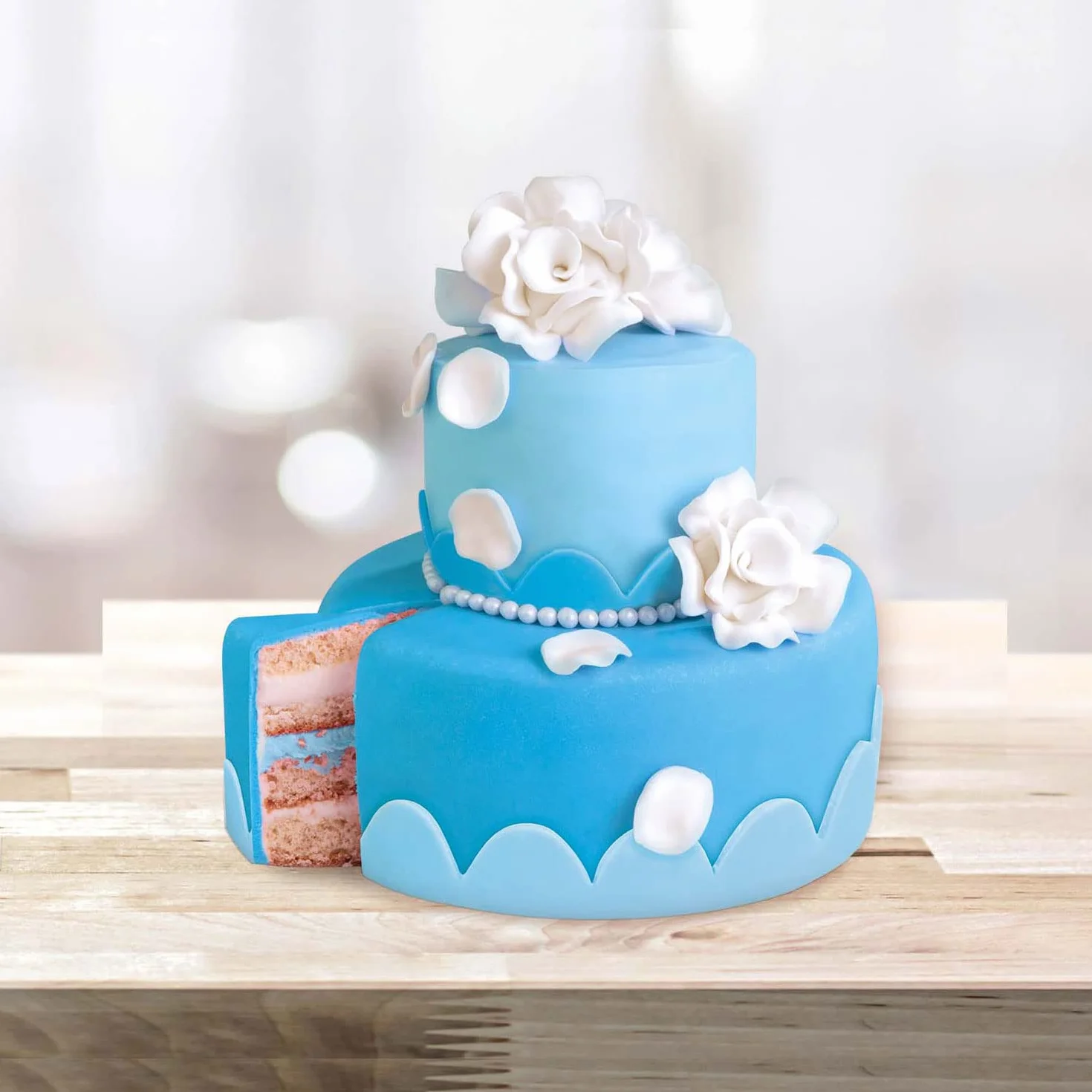 Günthart BackDecor Royal fondant | fondant niebieski | bez oleju palmowego | masa modelarska | woda | morze | niebo | (250 g)