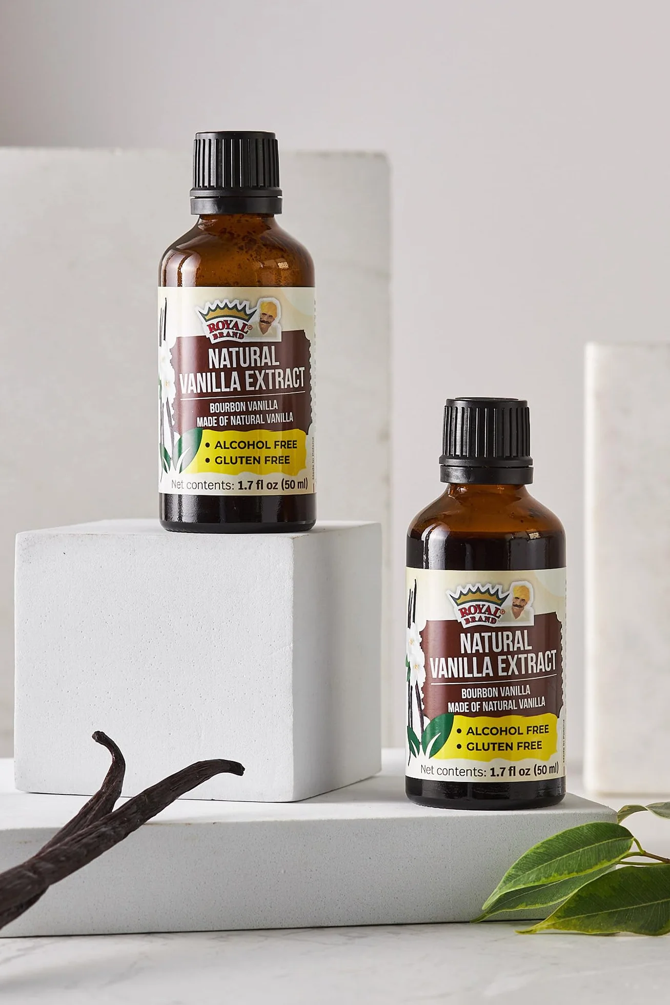 Ekstrakt waniliowy Bezalkoholowy / Czysty ekstrakt waniliowy/ 1.7 fl oz / 50 ml / Halal