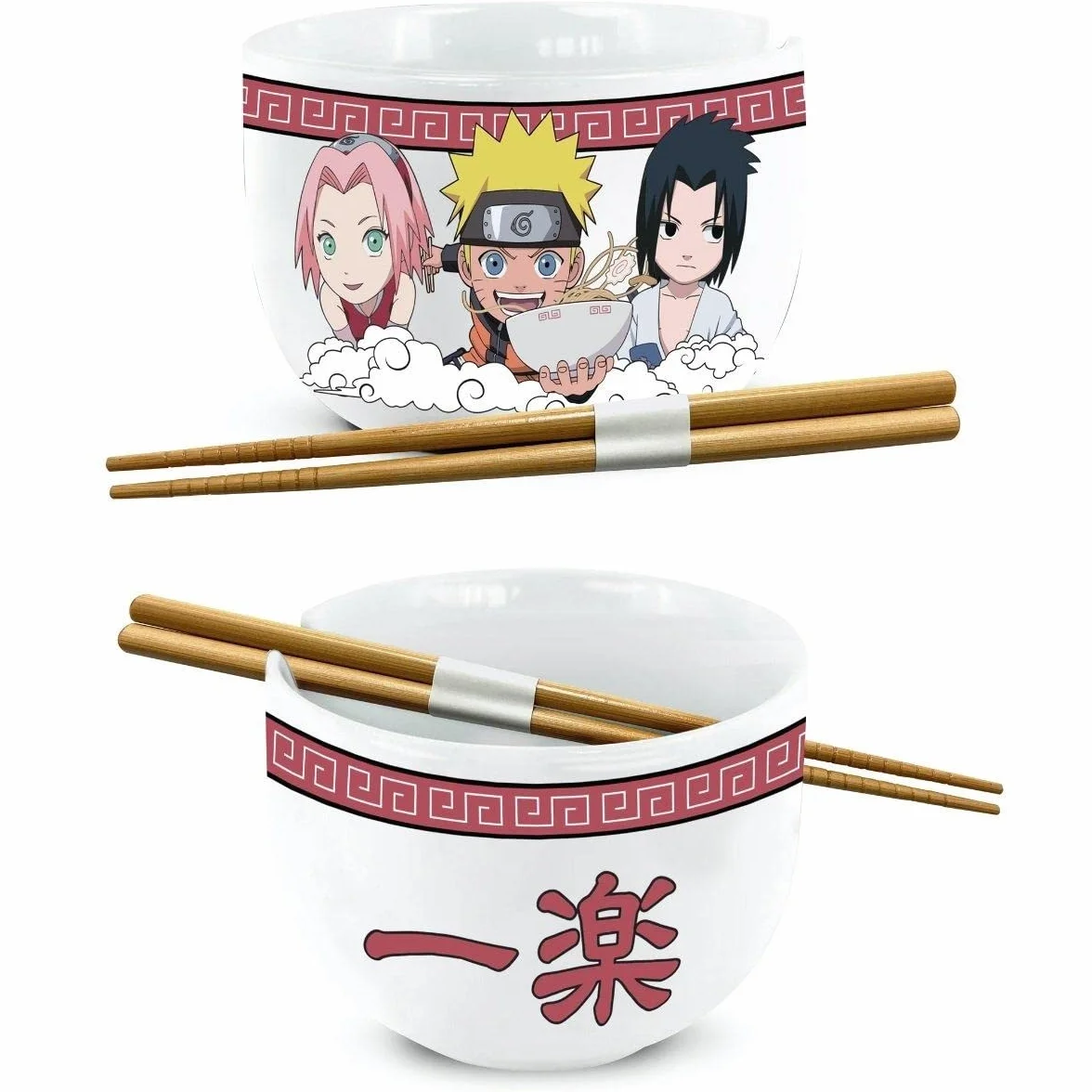 NARUTO - Bol à Ramen z bagietką 470 ml - Team Seven