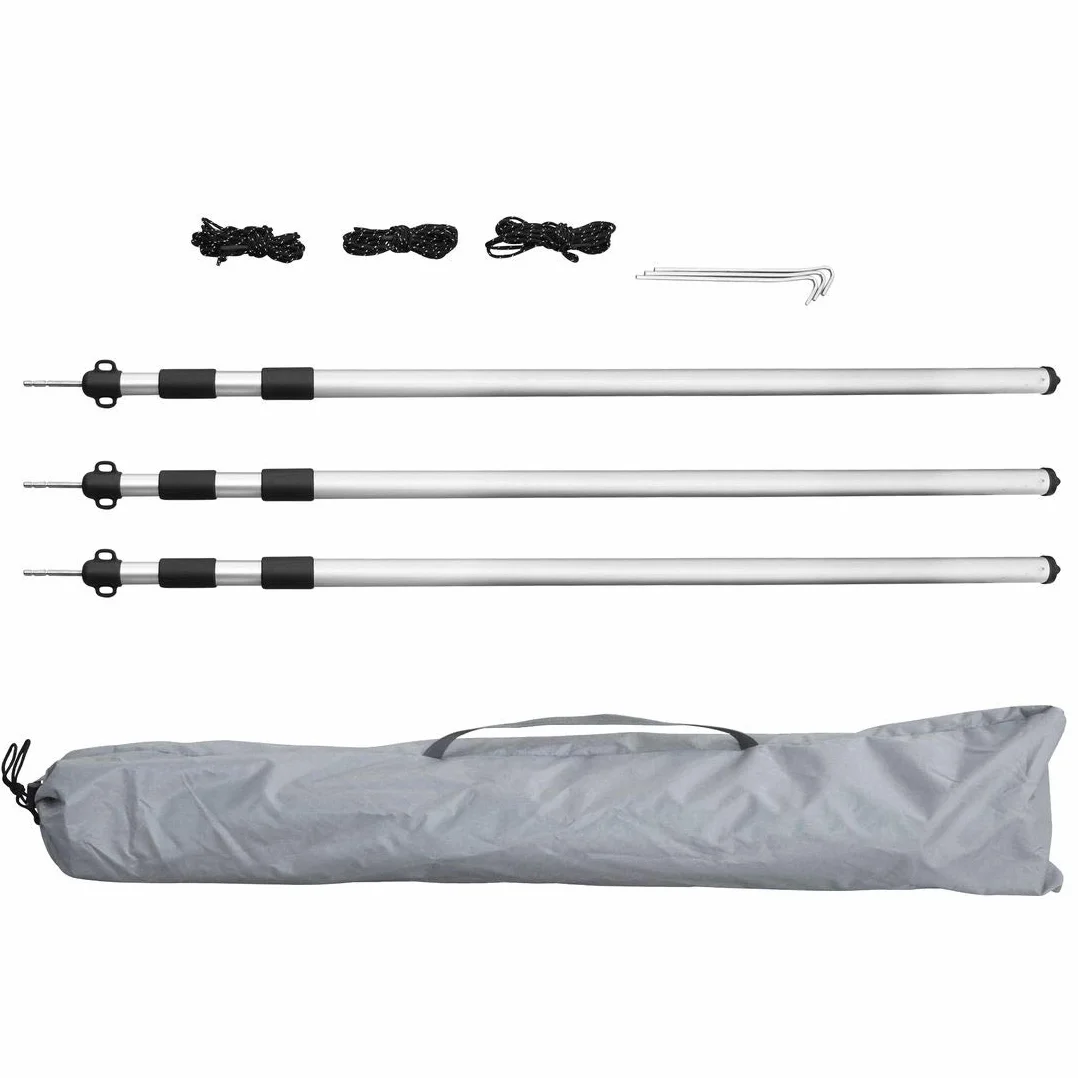 yourGEAR żagle przeciwsłoneczne do przyczep kempingowych 4x2,4m UV 50+ wodoszczelny 5000mm