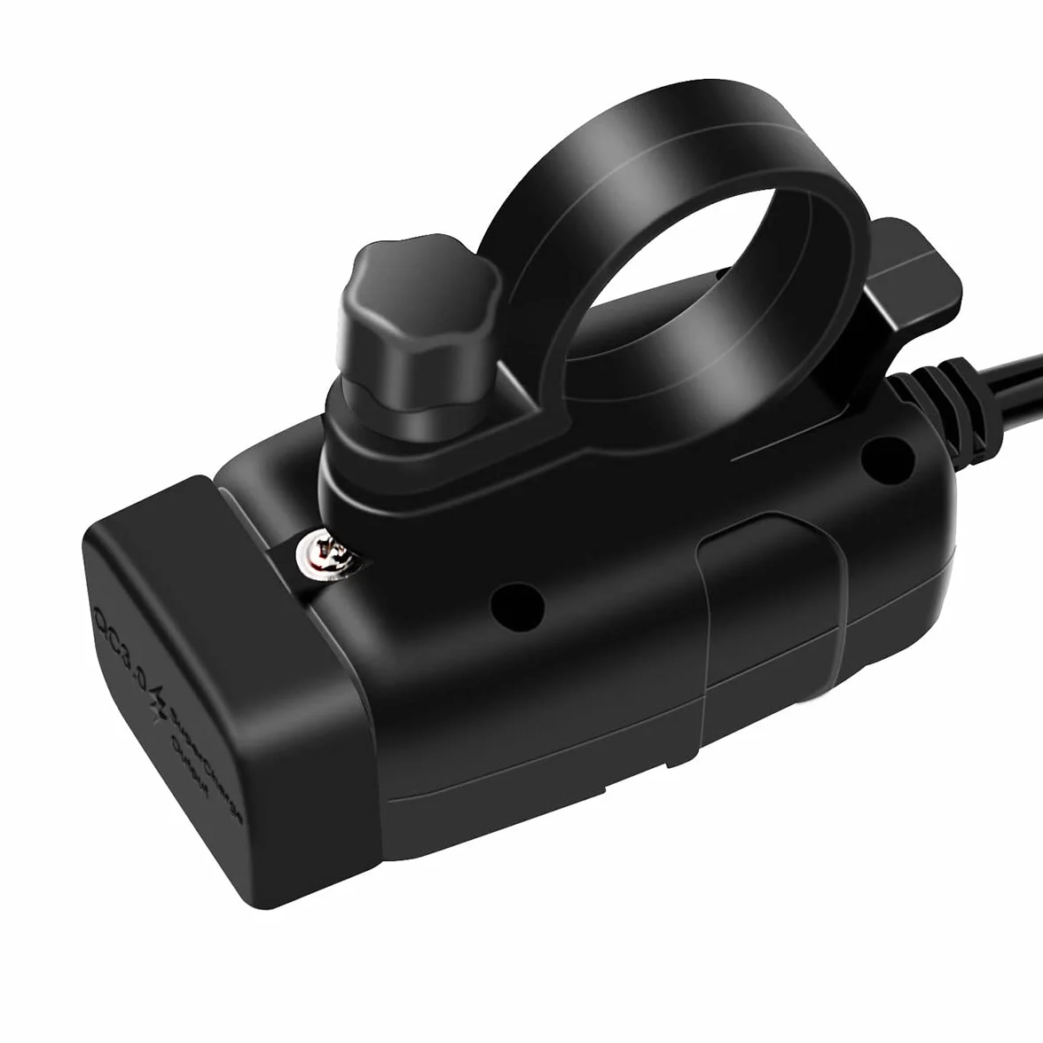 Ładowarka USB Moto wyposażona w wodoodporny woltomierz i ochronę ładowania łodzi samochodu/motocykla/telewizora/SUV/DC12V