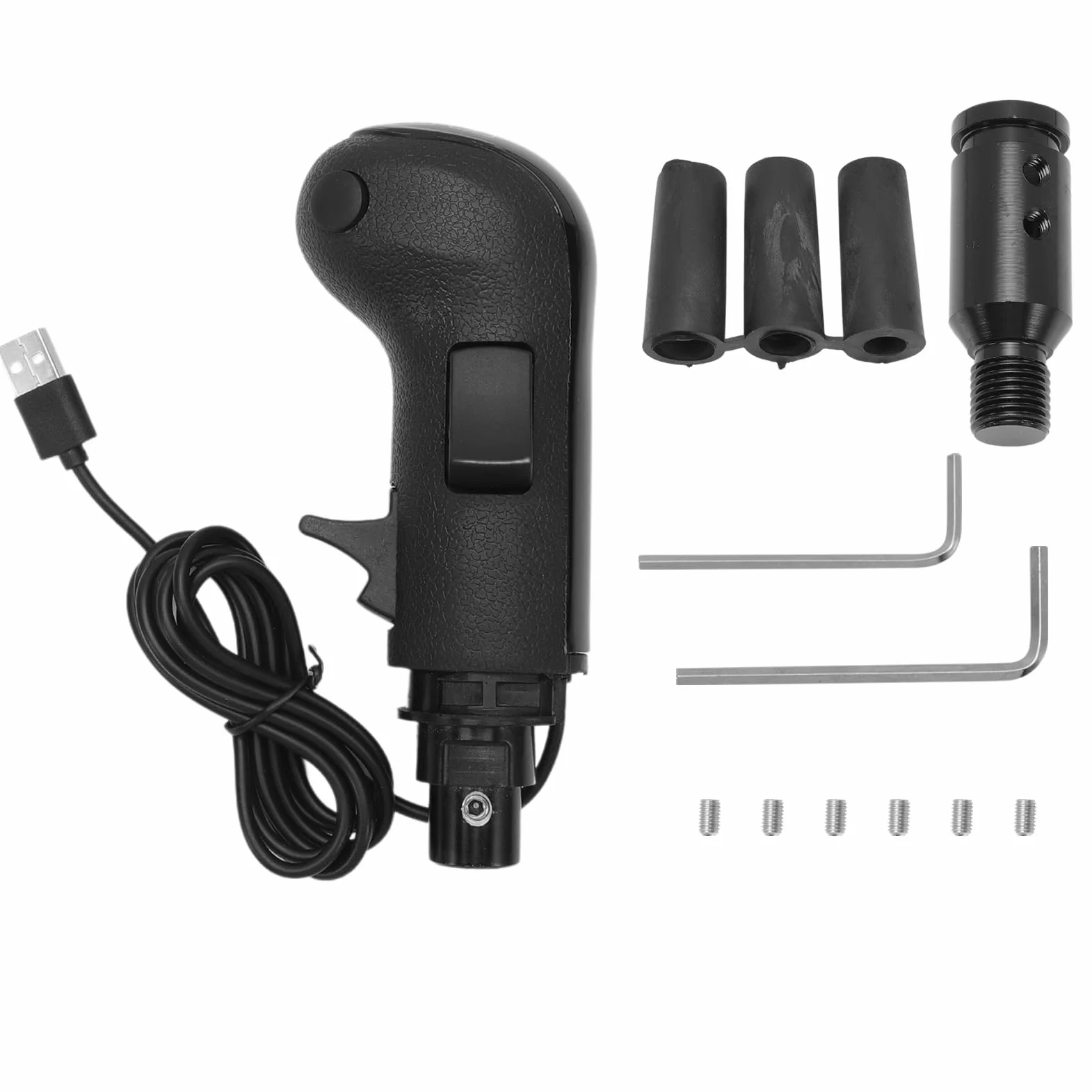 MangWany PC USB Gear Simulator gałka zmiany biegów pasuje do Logitech G923 G29 G27 G25 TH8A Simracing Racing Shifter