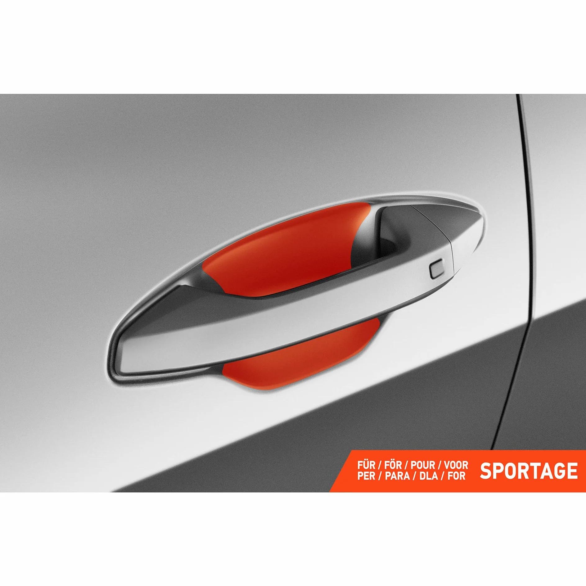 Luxshield folia ochronna na klamki kompatybilny z Kia Sportage 5 (V) NQ5 I 2021-2026 - ochrona przed zarysowaniami, folia ochronna na lakier – przezroczysta błyszcząca