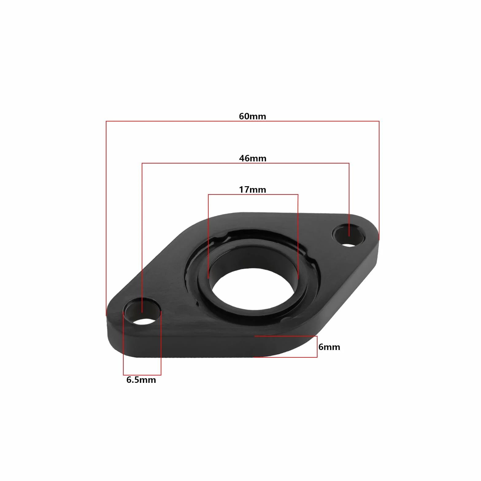 Uszczelki kolektora dolotowego 50 cm³ pasujące do ATU GY650 60x17x6 mm