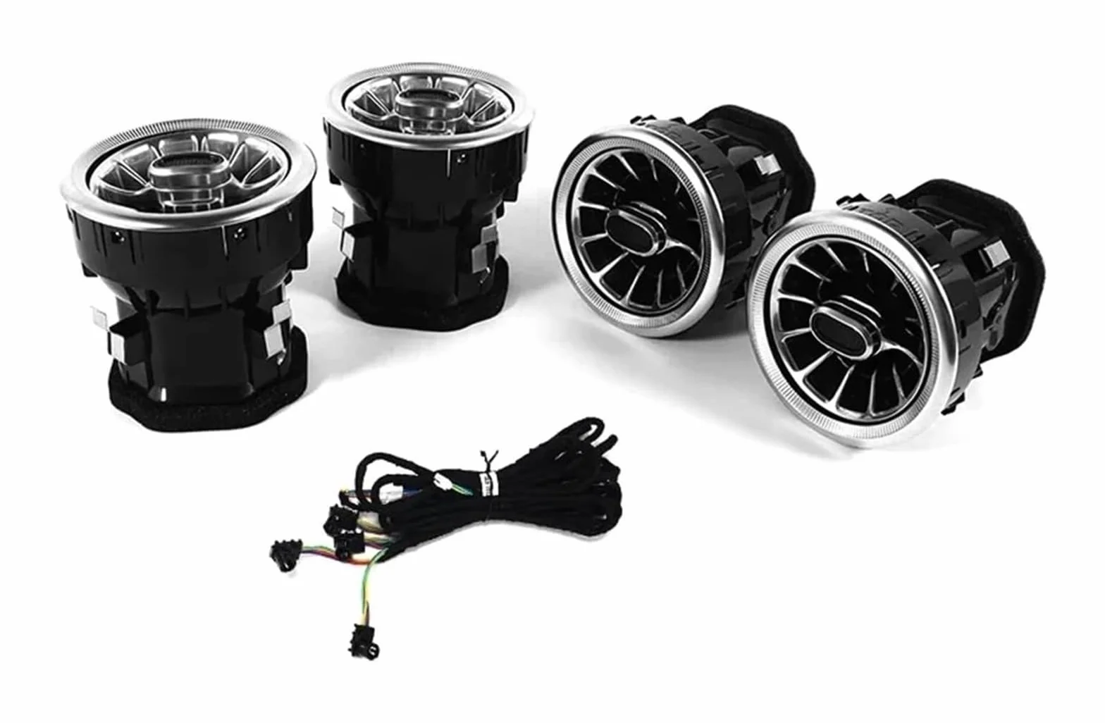 Kratka wylotowa AC do samochodu Benz do Vito W447 dla klasy V V220 V250d 2014-2023 samochodowa przednia deska rozdzielcza LED klimatyzacja odpowietrznik kratka AC