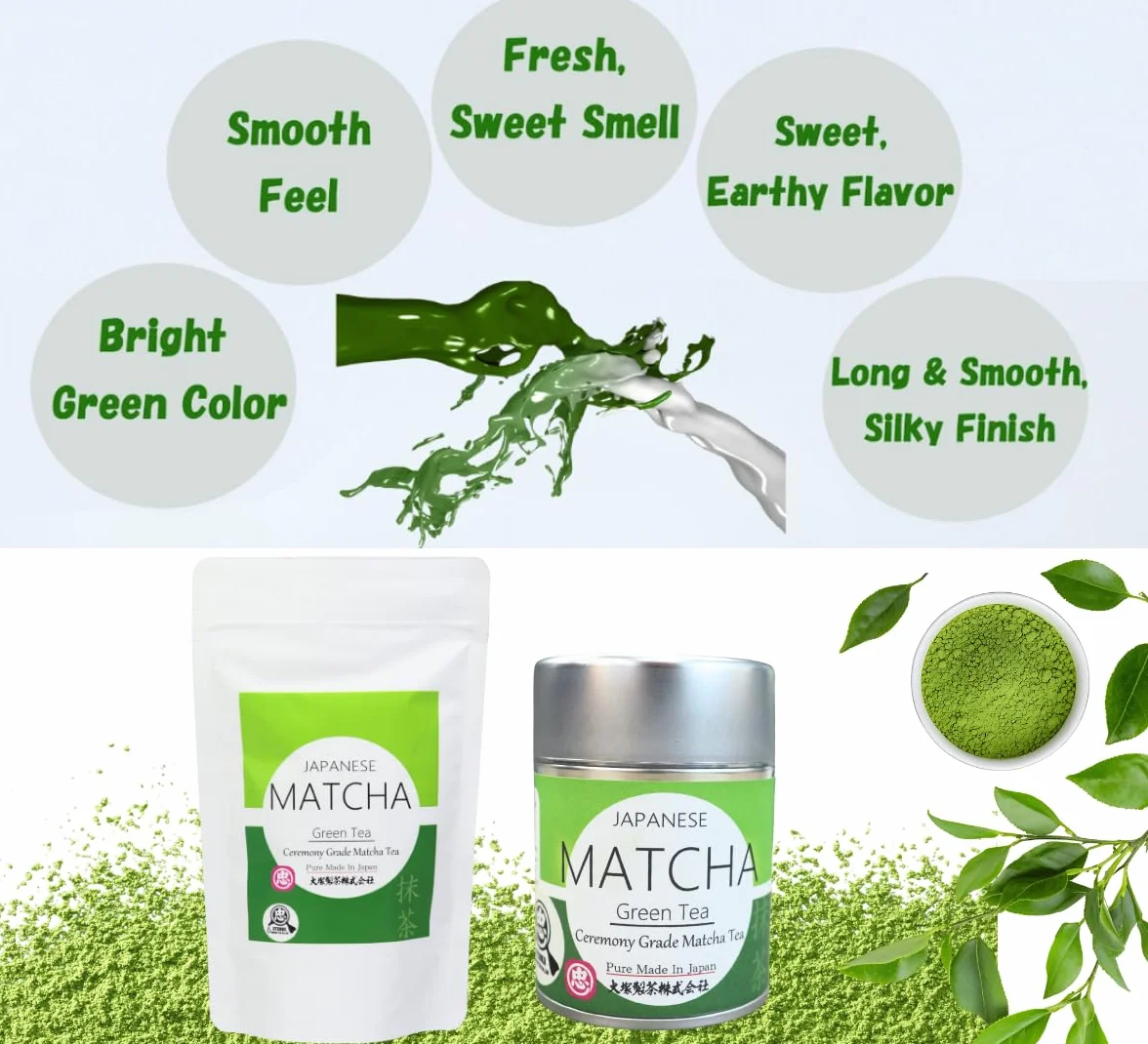 Ceremonial Matcha Powder First Harvest 100g Made in Shizuoka Japan
