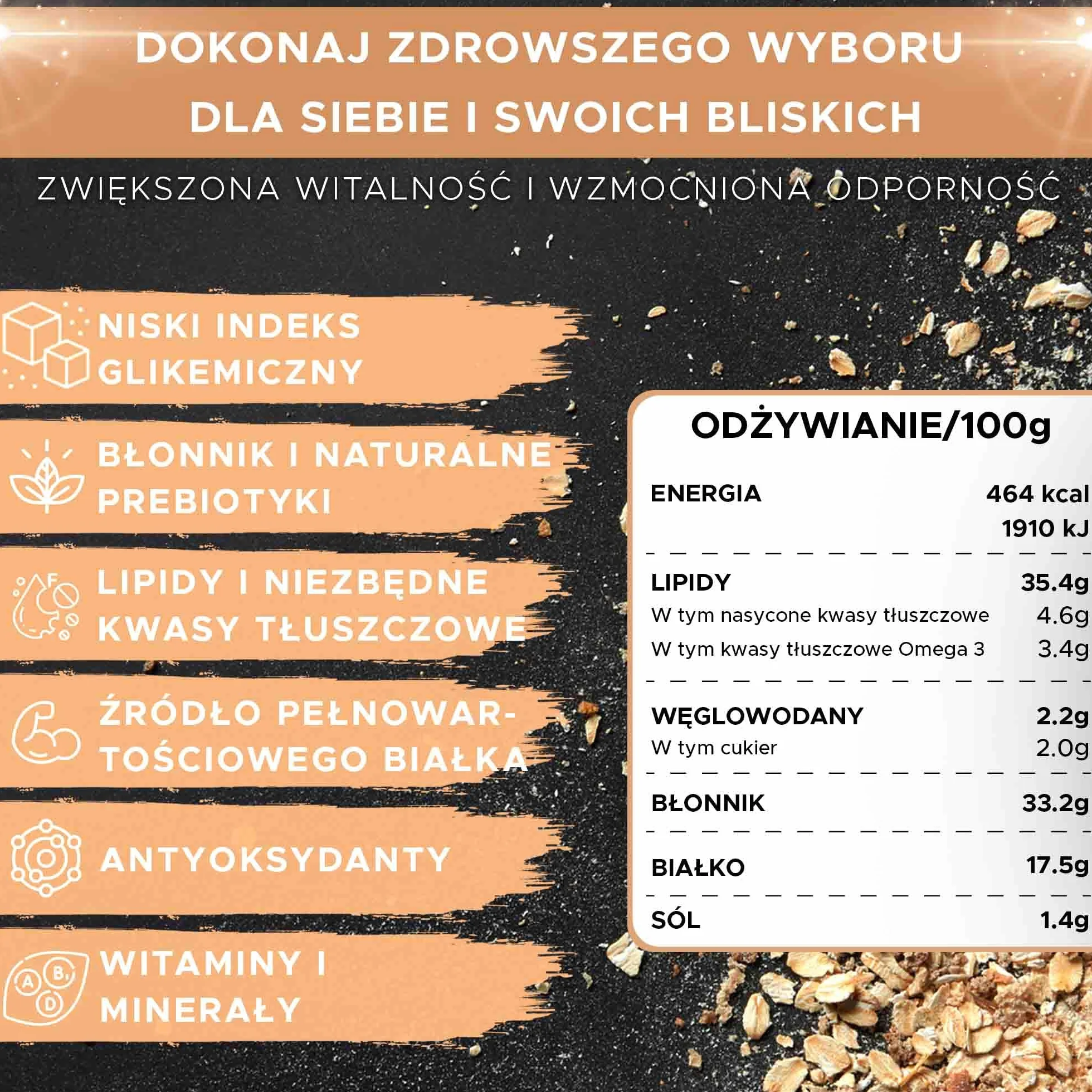 BIO GLUTZEN Bezglutenowa Mieszanka do Wypieku Chleba Bez Maszyny, Razowy Niskowęglowodanowy, Gotowy w 3 Min, Keto, Wegan