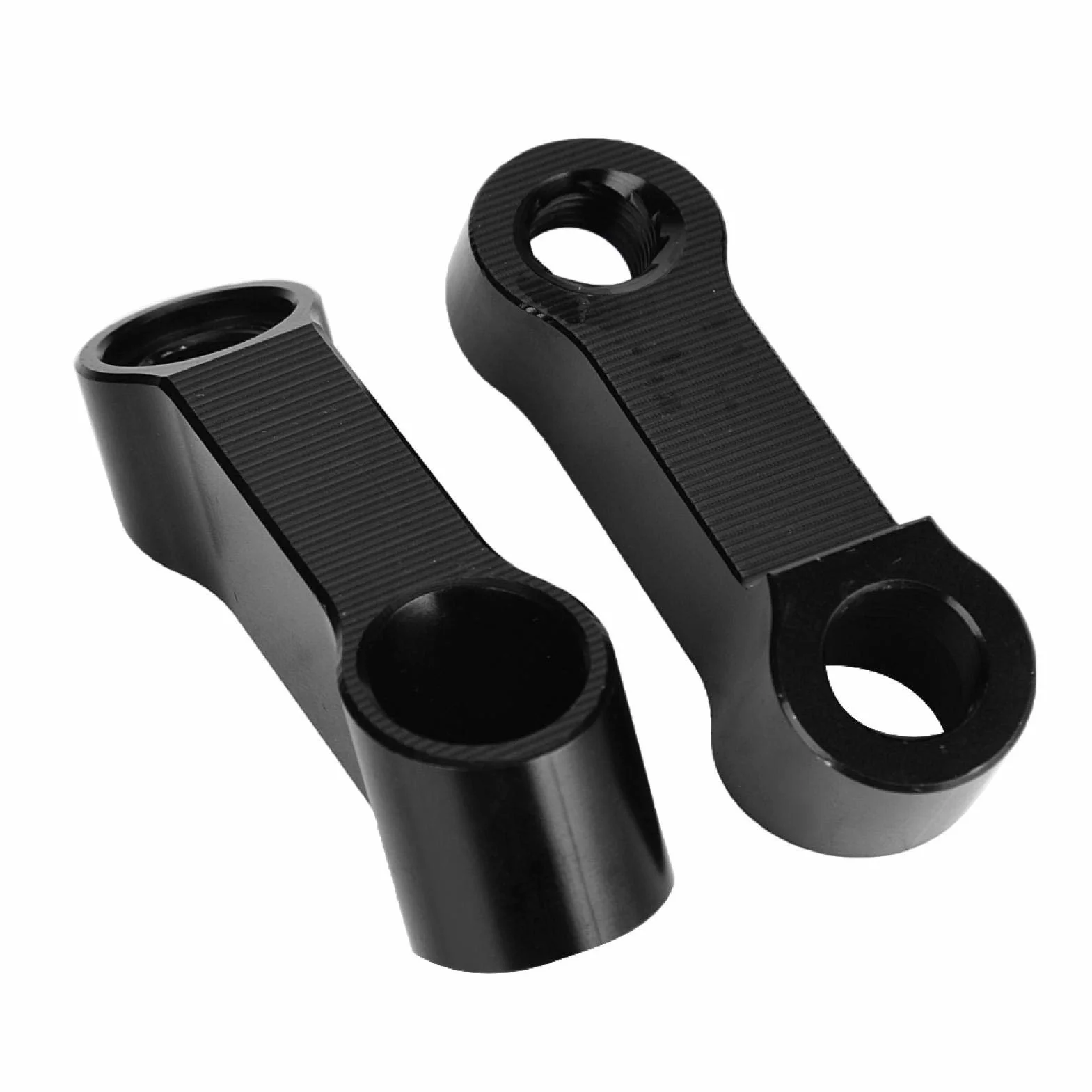 Akozon Mirror Adapter M10 M8 Riser Mount Extension Czarny Zestaw Motocyklowe lusterko wsteczne