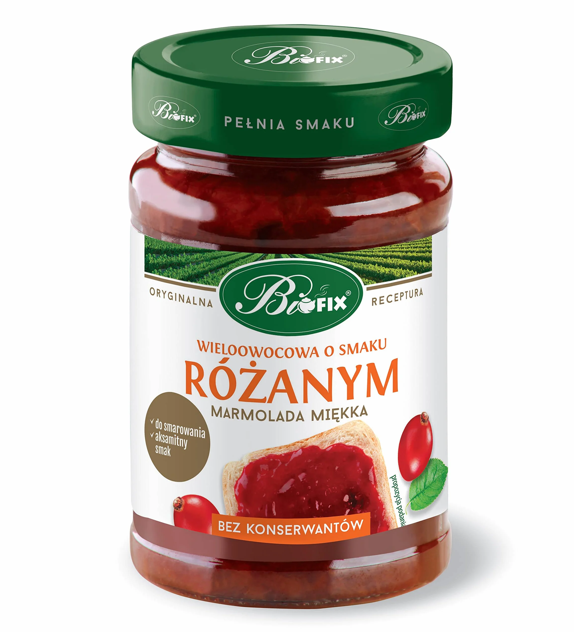 Bi fix MARMOLADA O SMAKU RÓŻANYM miękka wieloowocowa