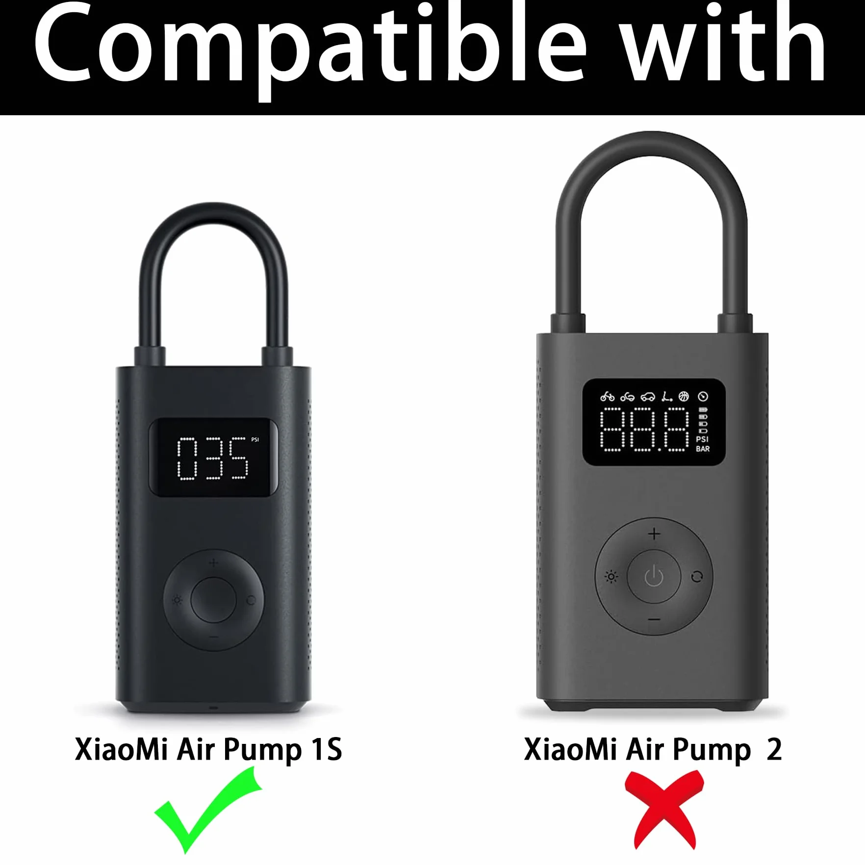 Aenllosi Twarde etui do Xiaomi XM500010 Mi Portable Electric Air Compressor, mobilna sprężarka powietrza (tylko torba)