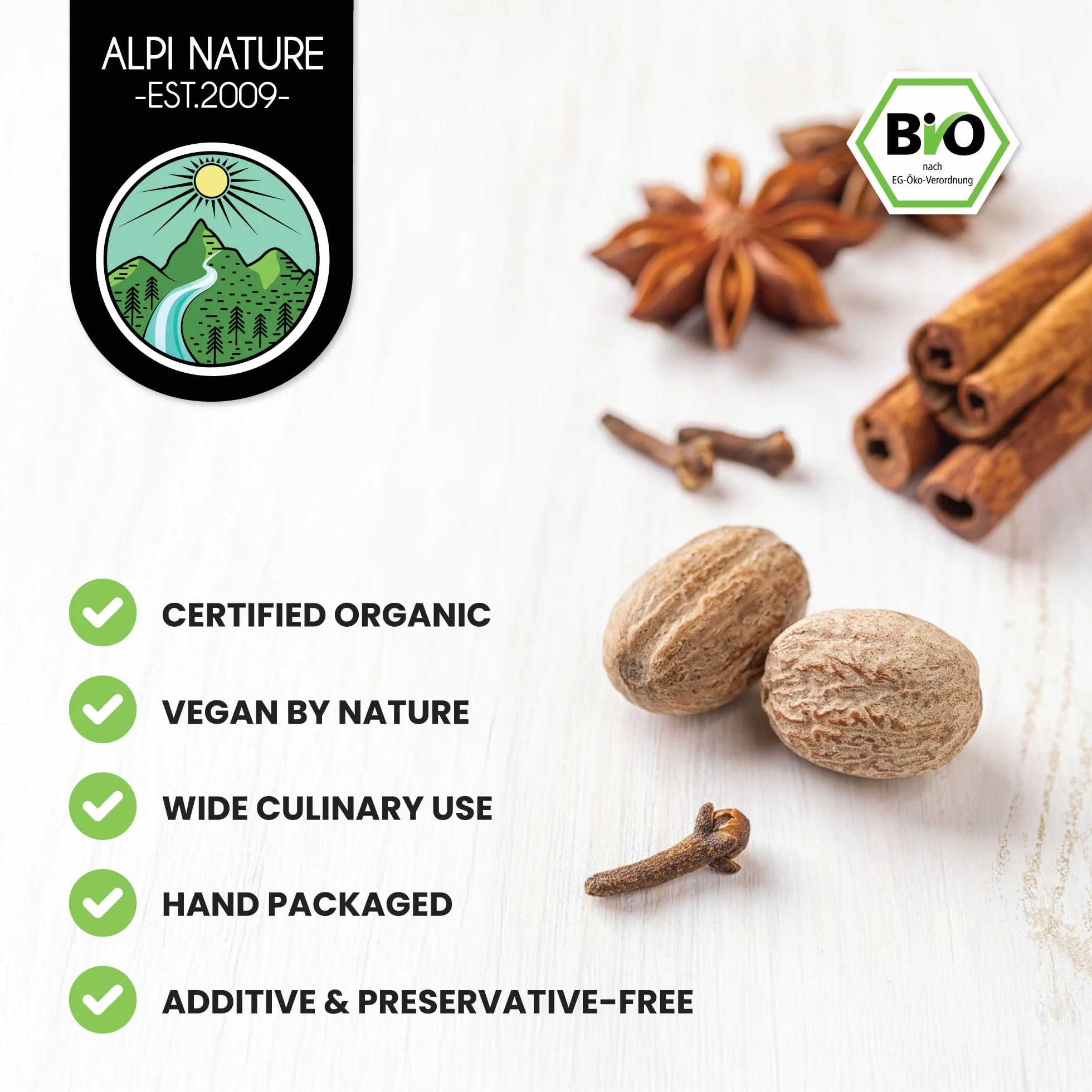 Alpi Nature Goździki Całe 125g, Całe Pąki Kwiatowe, Przyprawa