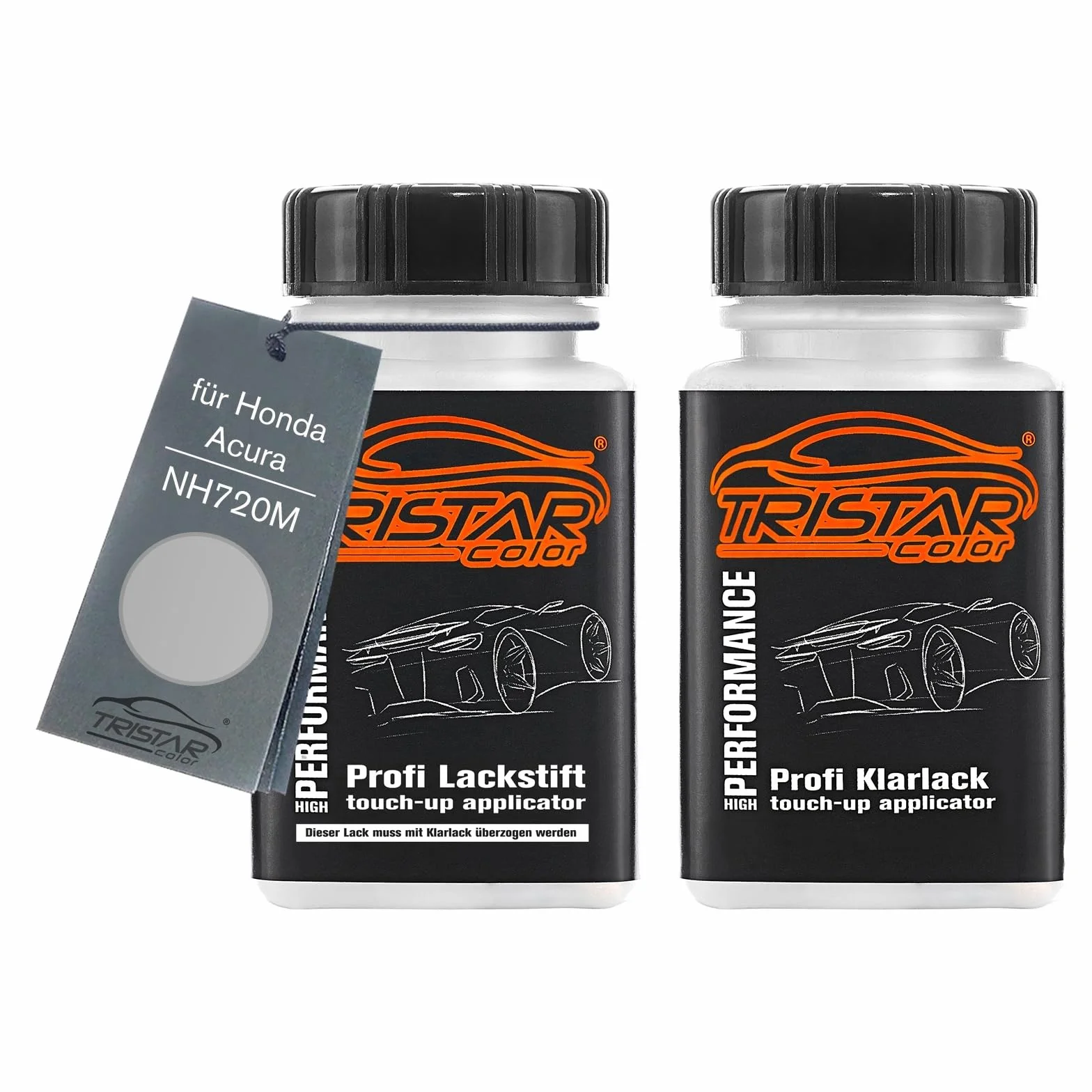 TRISTARcolor Lakier samochodowy Touch-up Zestaw dla Honda Acura NH720M Dusk Grey Metallic 50ml