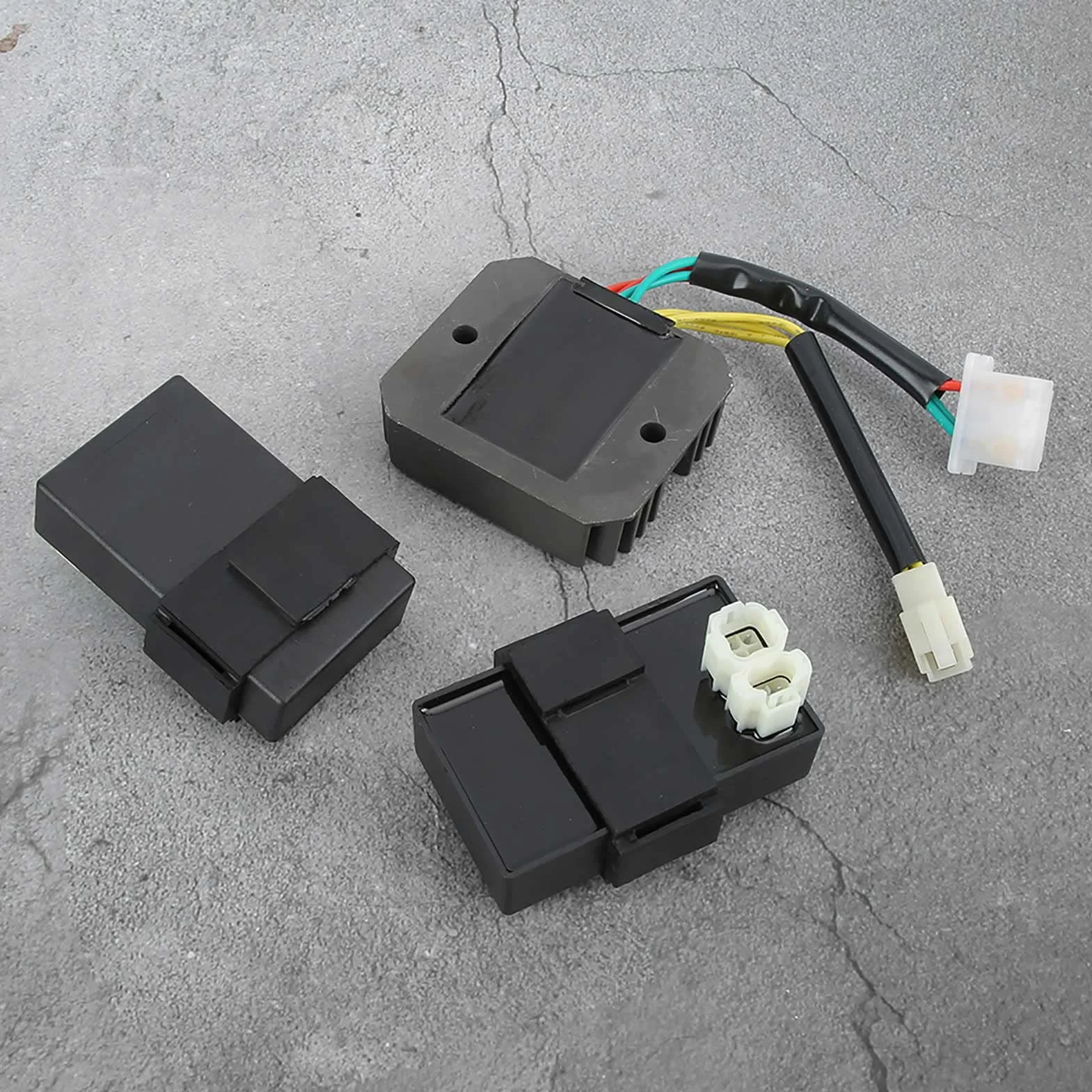 Fydun 3 Sztuk/zestaw Podwójny Zapłon CDI + Prostownik Regulatora Zamiennik dla XL 600 V Transalp 1989-1996