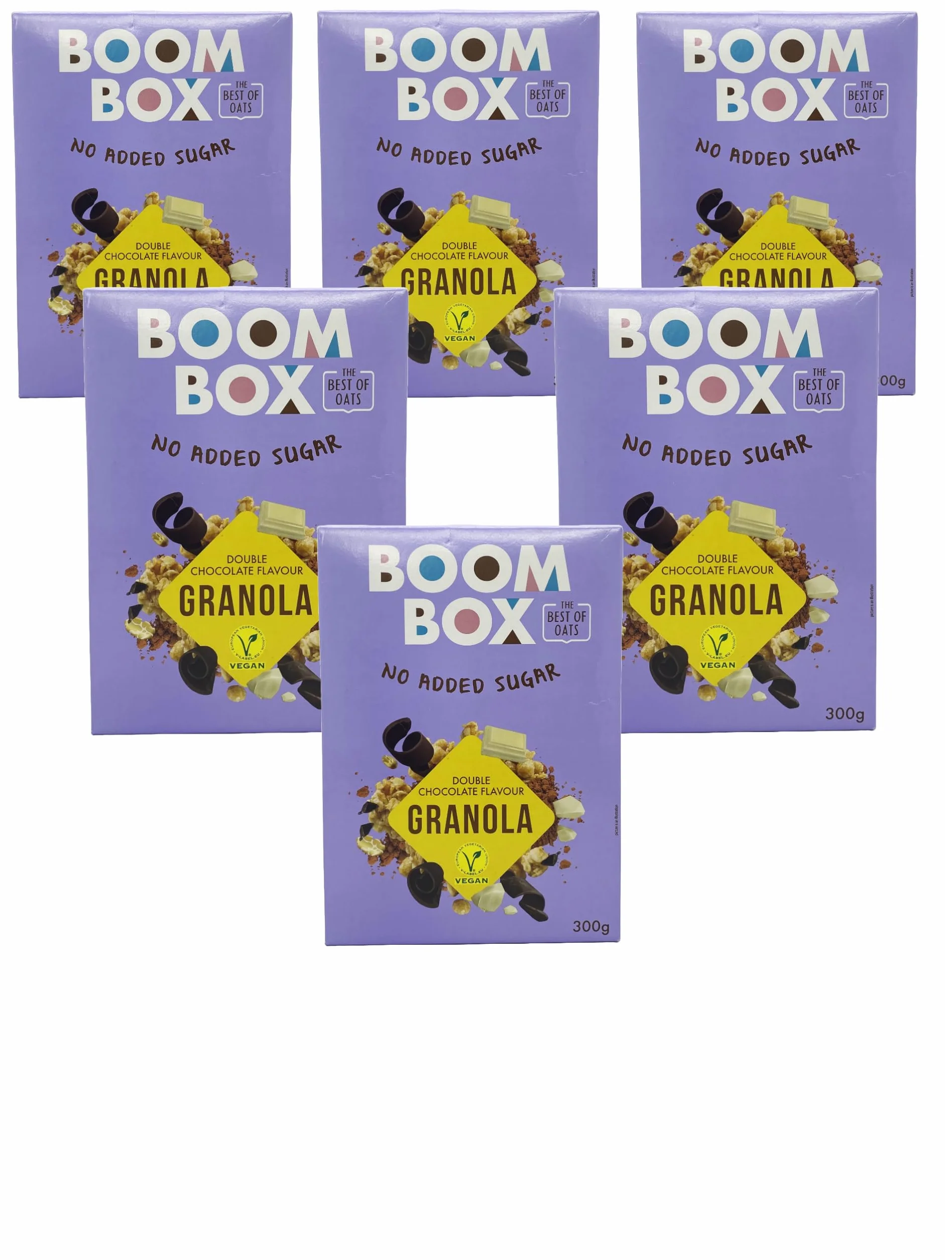 BOOM BOX granola owsiana czekoladowa 300g Musli podwójna czekolada