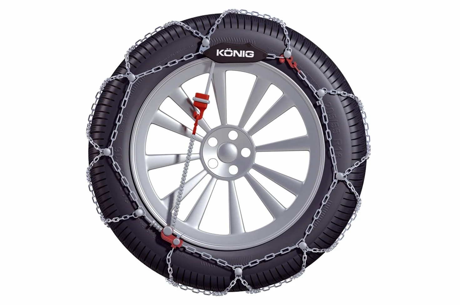 KÖNIG CG-9 104 łańcuchy śniegowe, 2 sztuki