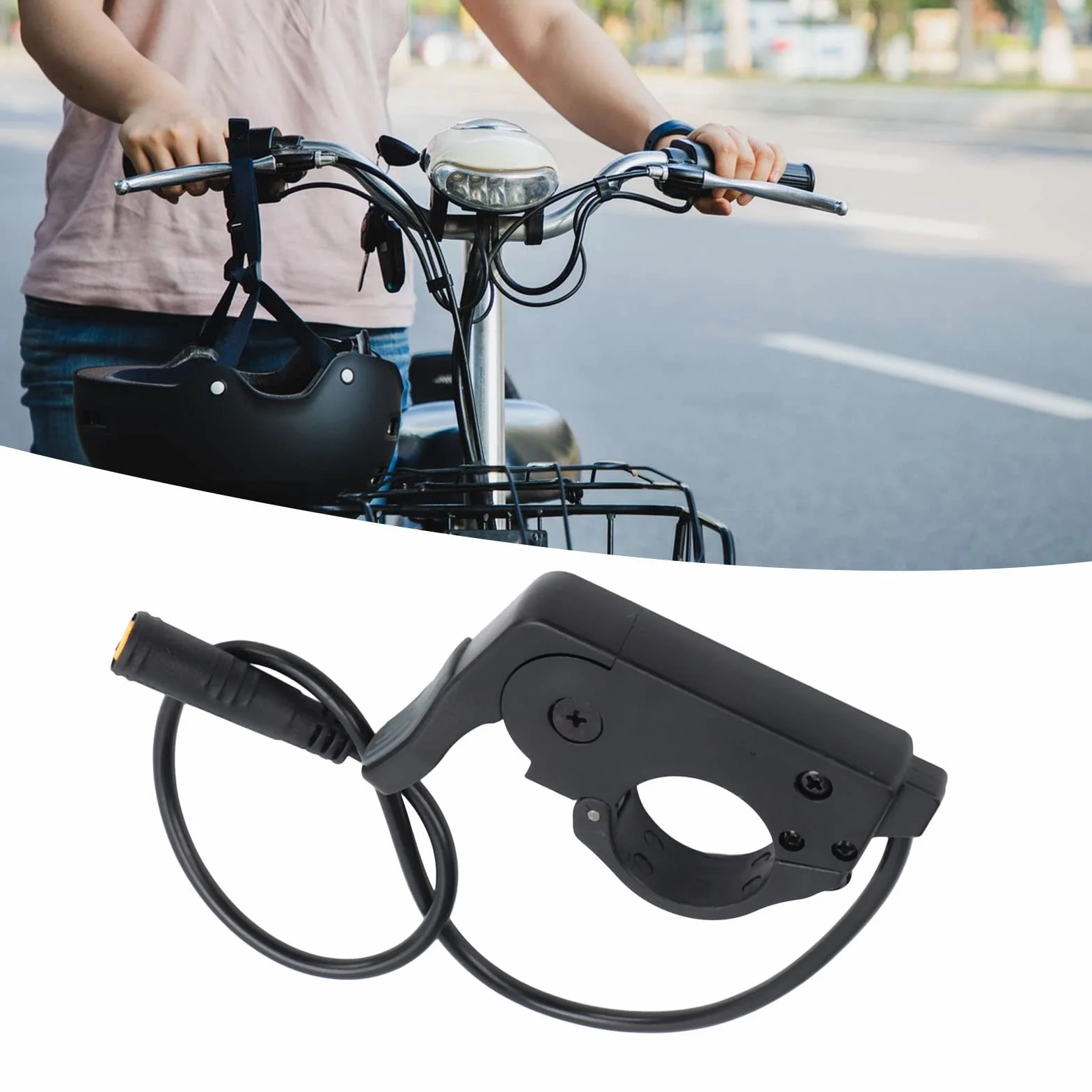 Przepustnica Kciukowa Do Rowerów Elektrycznych, Przepustnice Powersports, Przepustnica Przyspieszacz Kciukowy Do Rowerów Elektrycznych Bbs01 02 Bbshd Lewa Prawa Kierownica